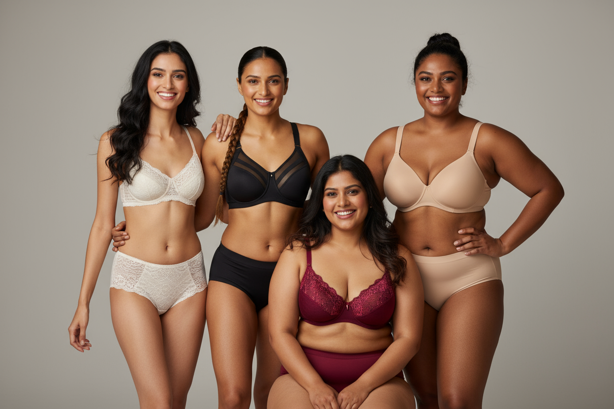 no africans and white women, only 4 indian women and make it realistic