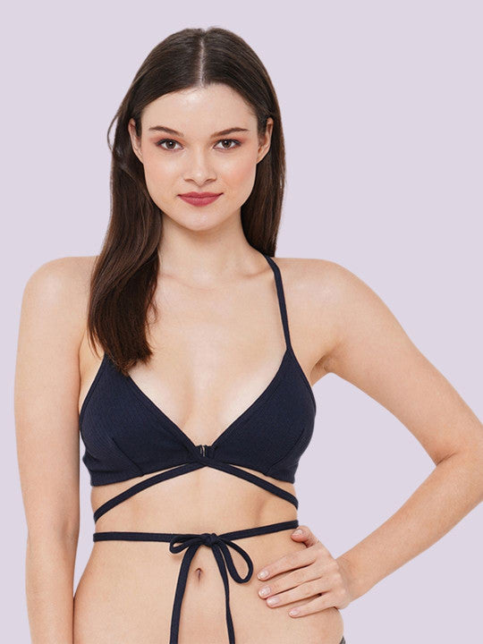 Inner Sense Women Organic Cotton Bralette with Silicon nipple cover