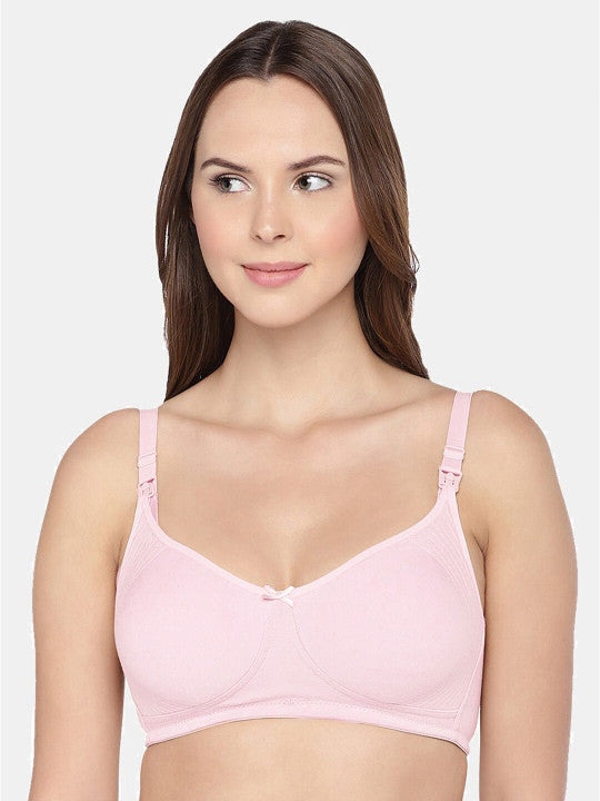 Inner Sense Pack Of 2 Solid Non-Wired Non Padded Maternity Bra