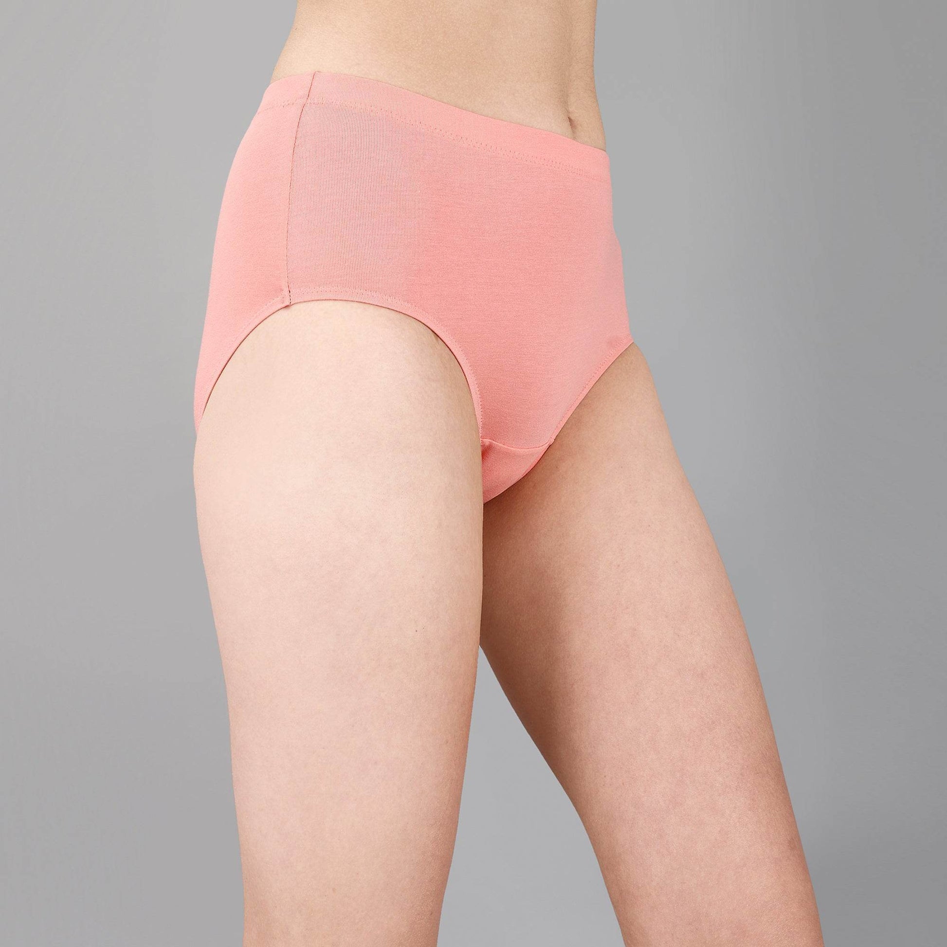 Luxurious High Waist Full Coverage Cotton Briefs - 3 Pack | Ultimate Comfort & Breathability