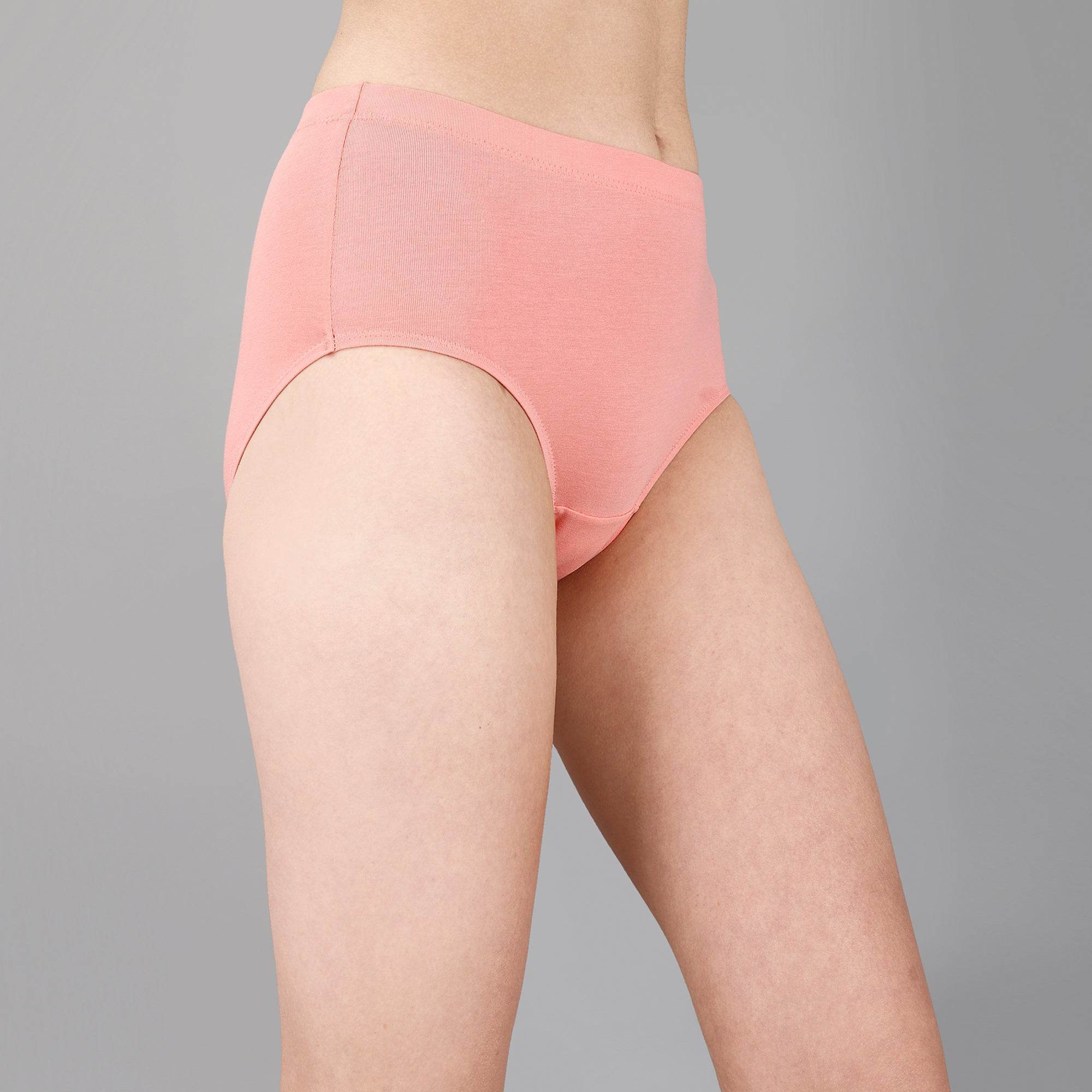 Luxurious High Waist Full Coverage Cotton Briefs - 3 Pack | Ultimate Comfort & Breathability