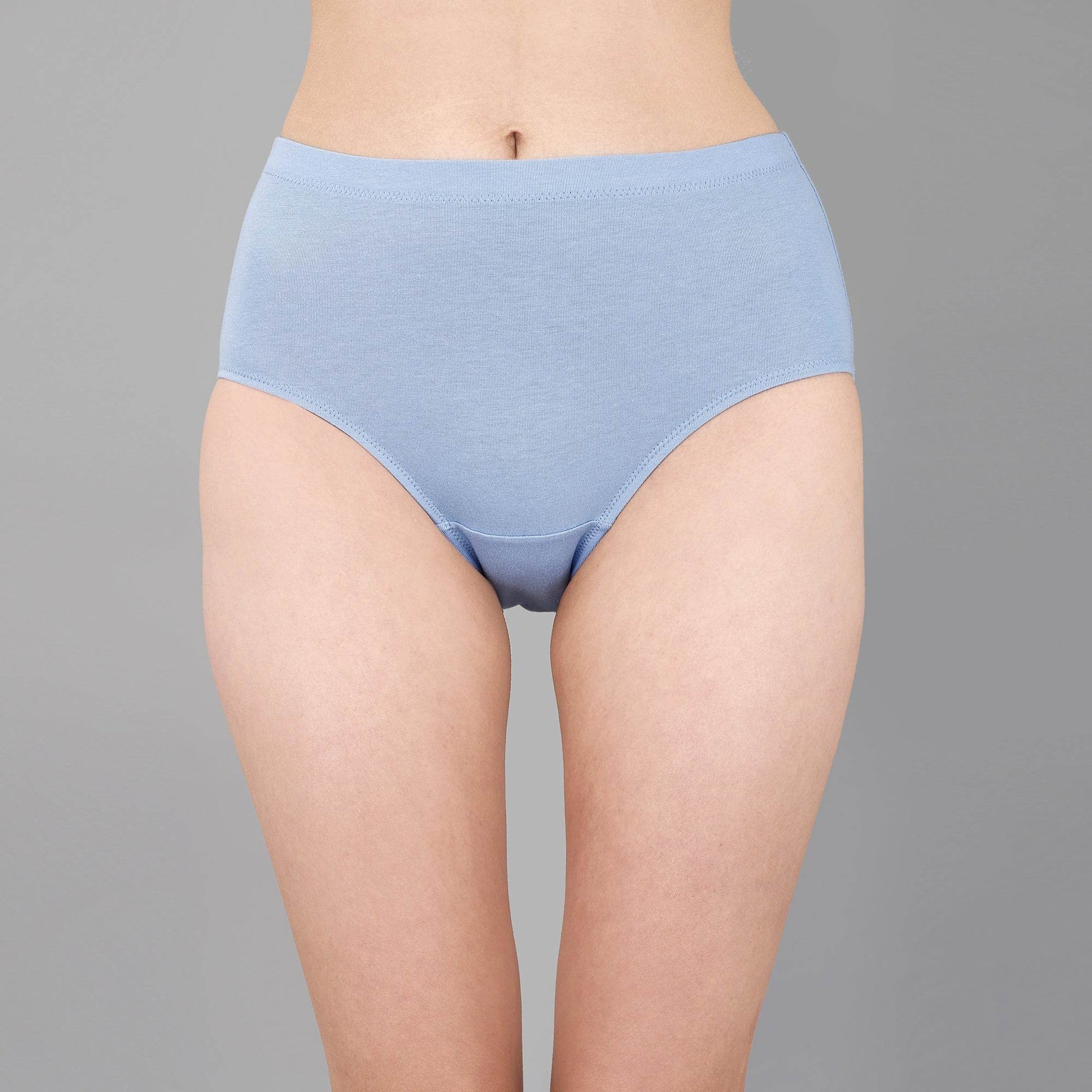 Luxurious High Waist Full Coverage Cotton Briefs - 3 Pack | Ultimate Comfort & Style