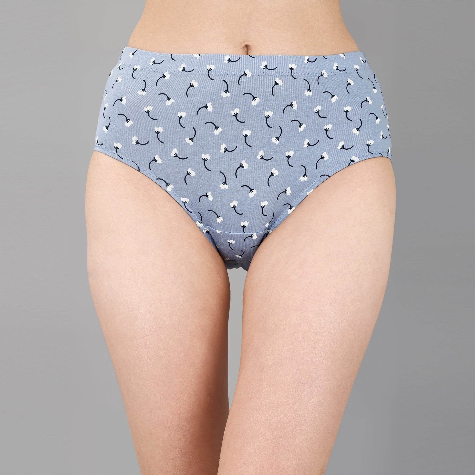 Luxurious High Waist Full Coverage Cotton Briefs - Pack of 3 - Ultimate Comfort & Style