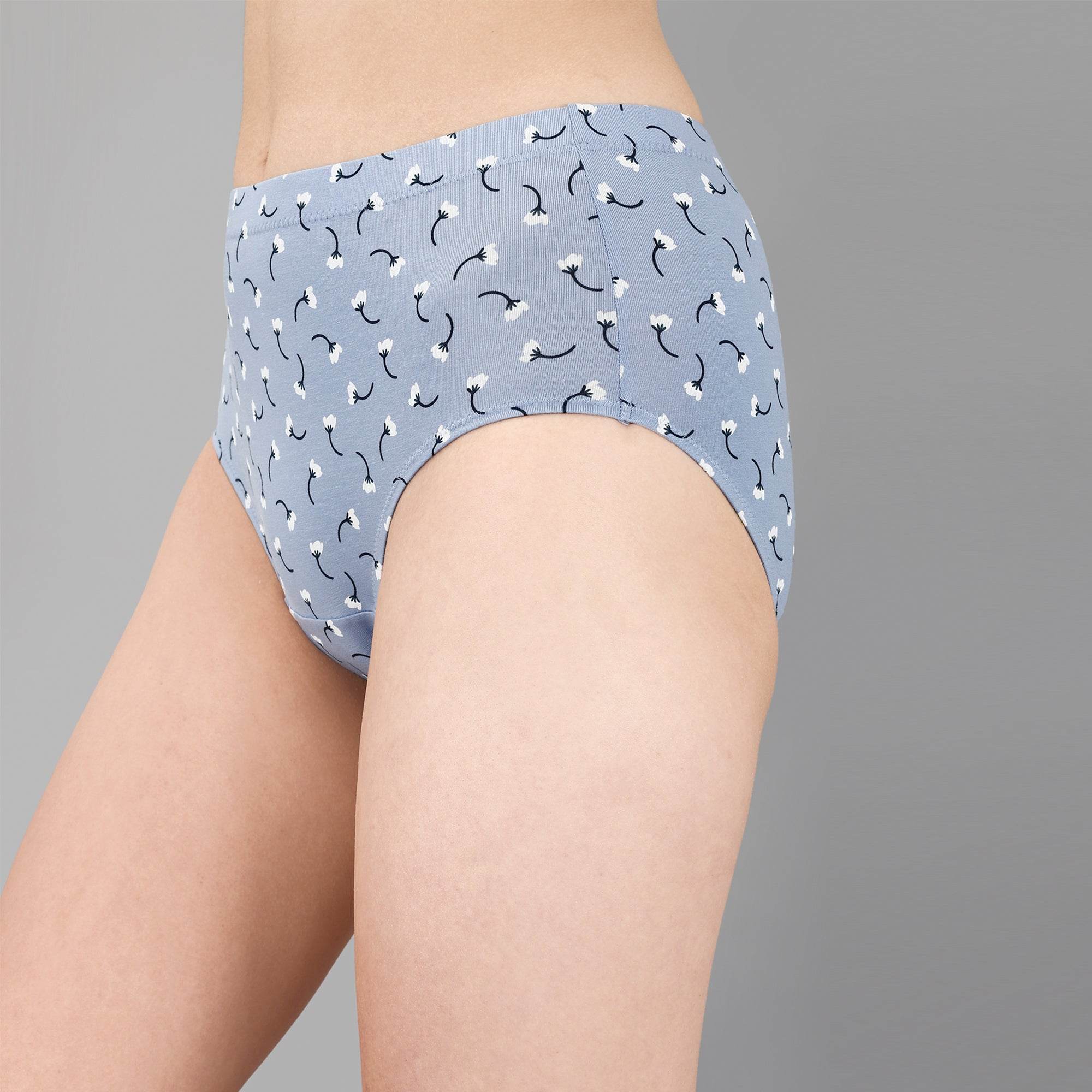 Luxurious High Waist Full Coverage Cotton Briefs - Pack of 3 - Ultimate Comfort & Style