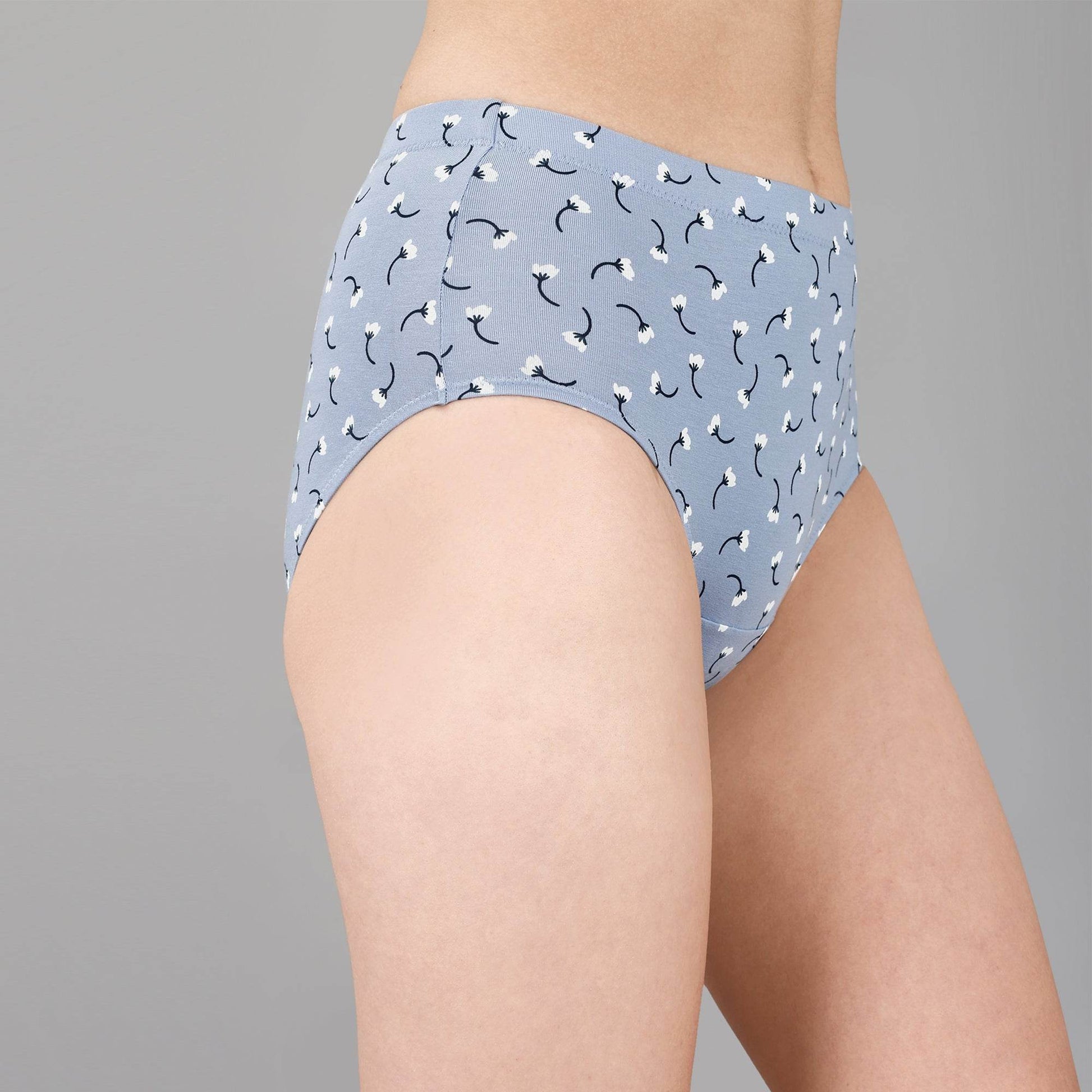 Luxurious High Waist Full Coverage Cotton Briefs - Pack of 3 - Ultimate Comfort & Style