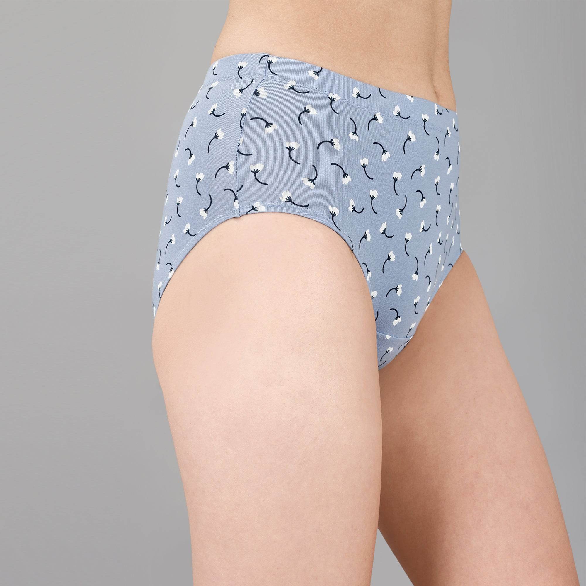 Luxurious High Waist Full Coverage Cotton Briefs - Pack of 3 - Ultimate Comfort & Style