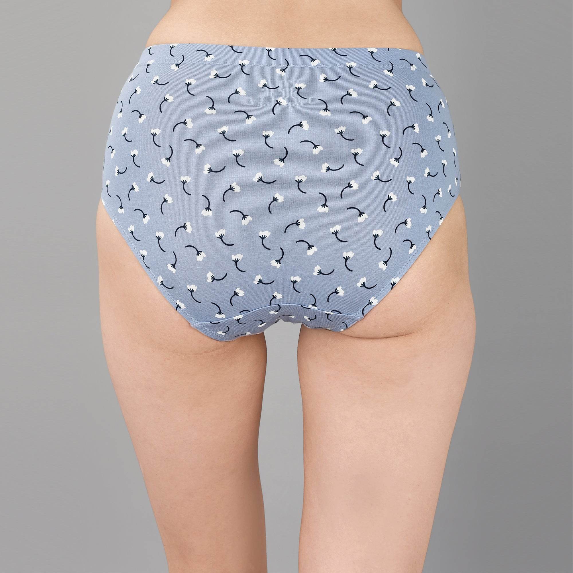 Luxurious High Waist Full Coverage Cotton Briefs - Pack of 3 - Ultimate Comfort & Style