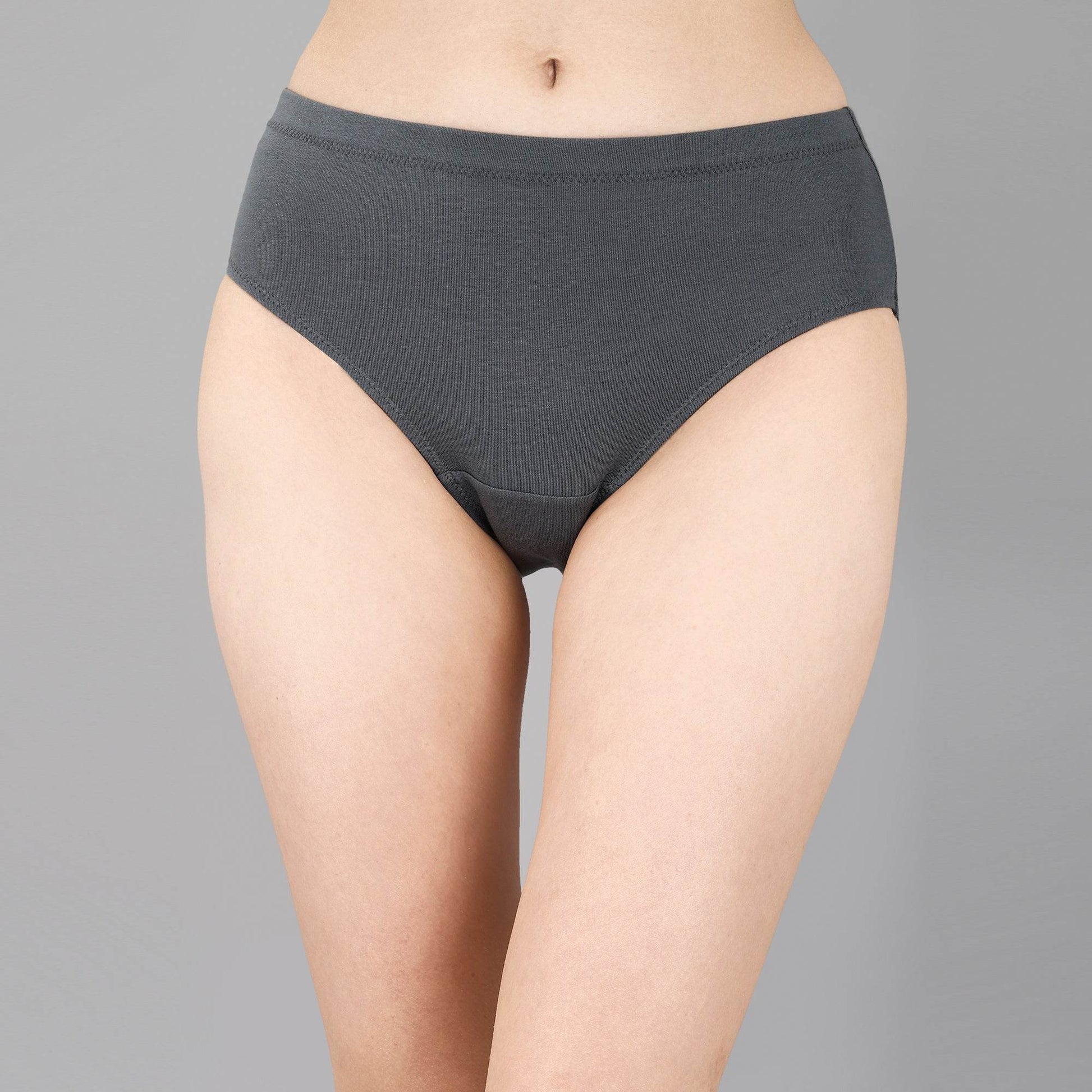 Ultra-Comfortable High-Waist Full Coverage Cotton Briefs (3-Pack) - Perfect Fit & Breathable Fabric