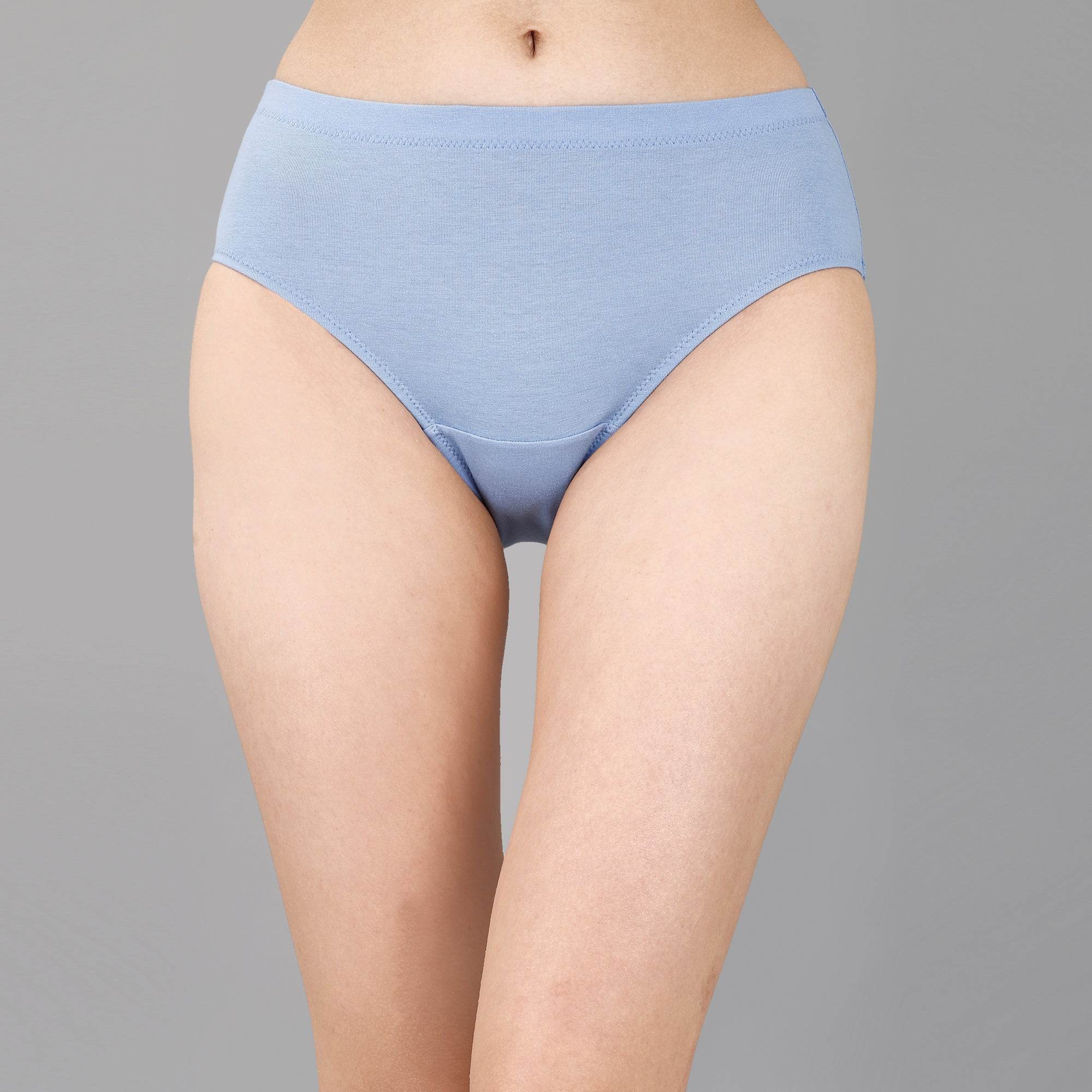 Ultra-Comfortable High-Waist Full Coverage Cotton Briefs (3-Pack) - Perfect Fit & Breathable Fabric