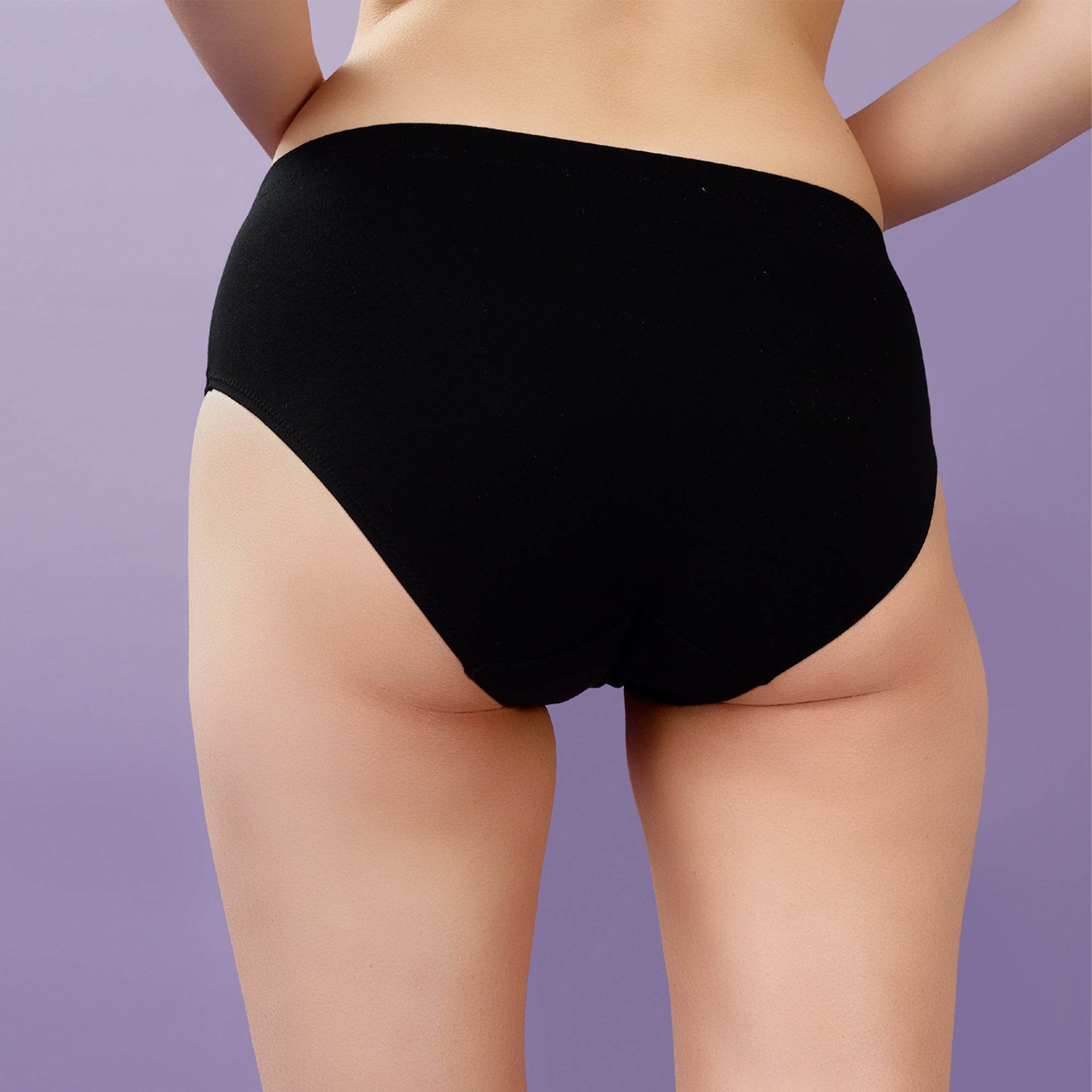 Comfortable High Rise Full Coverage Cotton Stretch Hipster Panty (Pack of 3) - Perfect Fit & Style