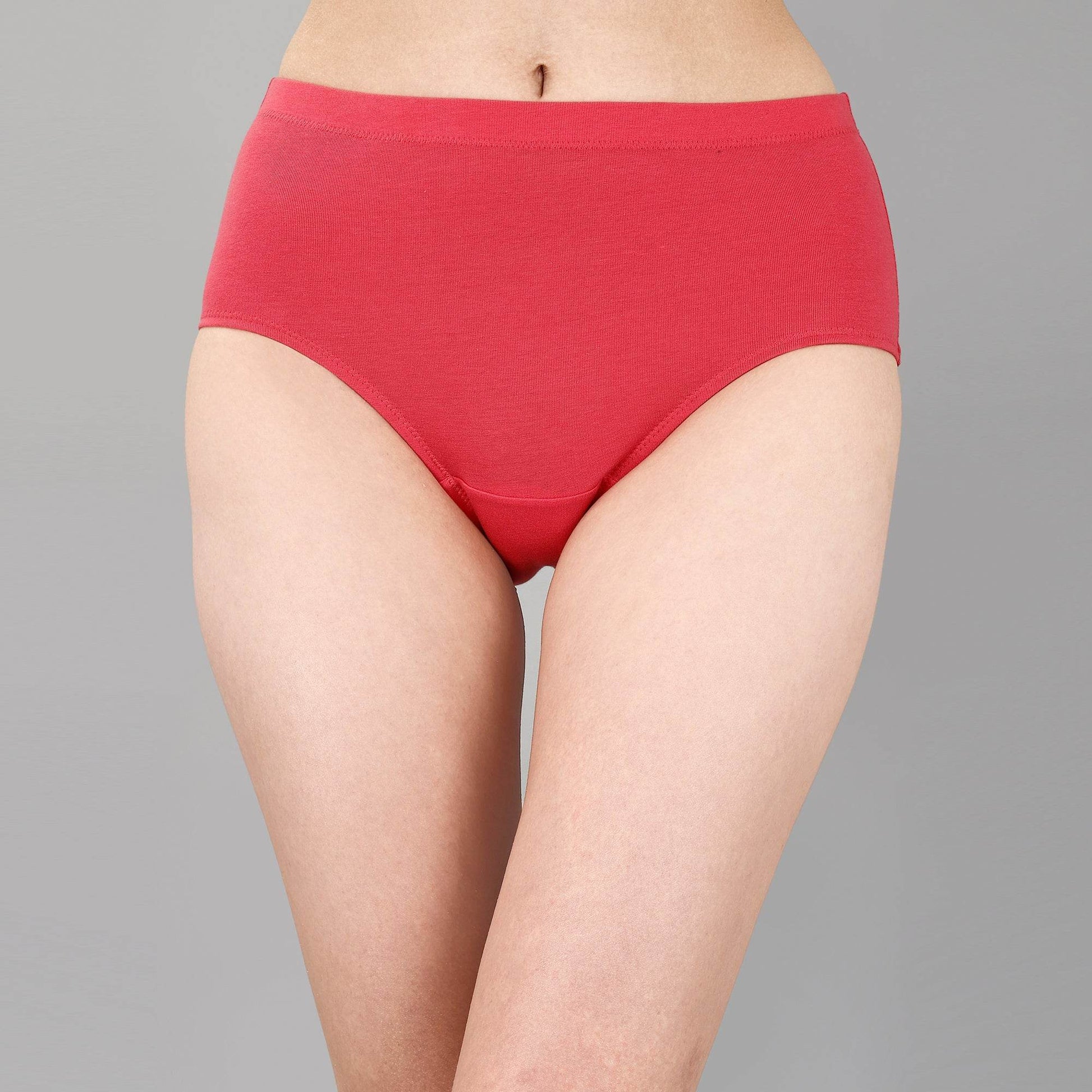 Luxurious High Waist Full Coverage Cotton Briefs (Pack of 3) - Ultimate Comfort & Style