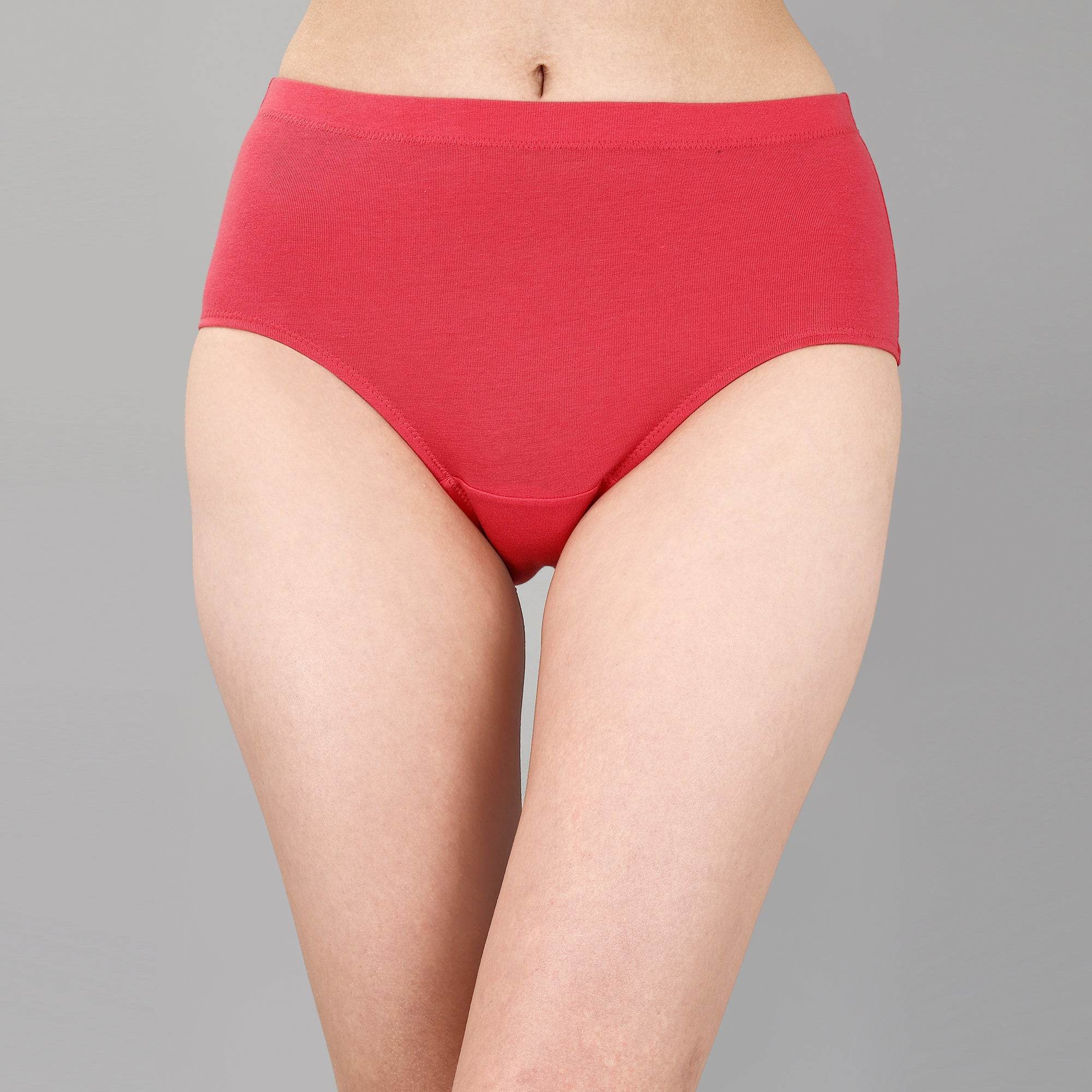 Luxurious High Waist Full Coverage Cotton Briefs (Pack of 3) - Ultimate Comfort & Style