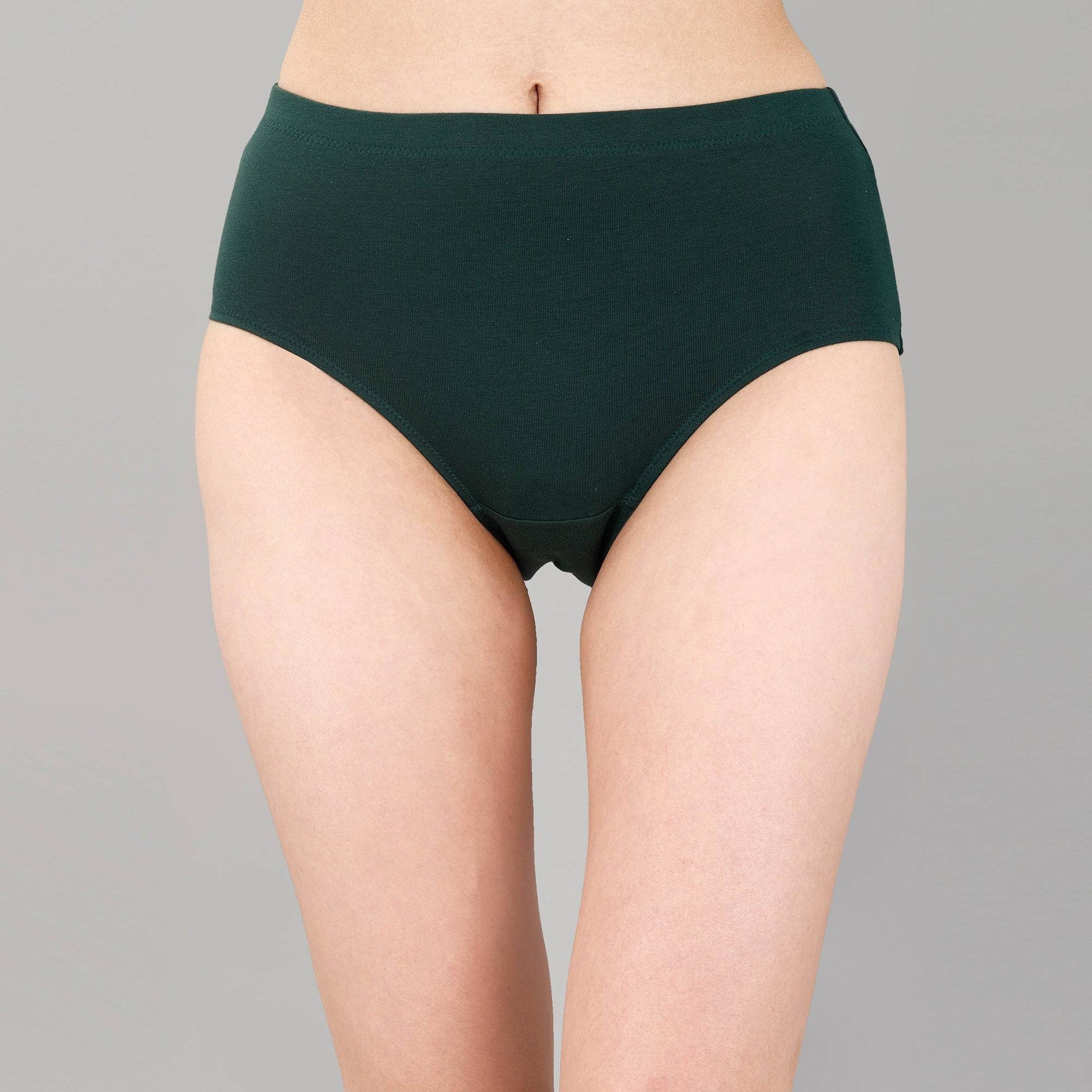 Luxurious High Waist Full Coverage Cotton Briefs (Pack of 3) - Ultimate Comfort & Style