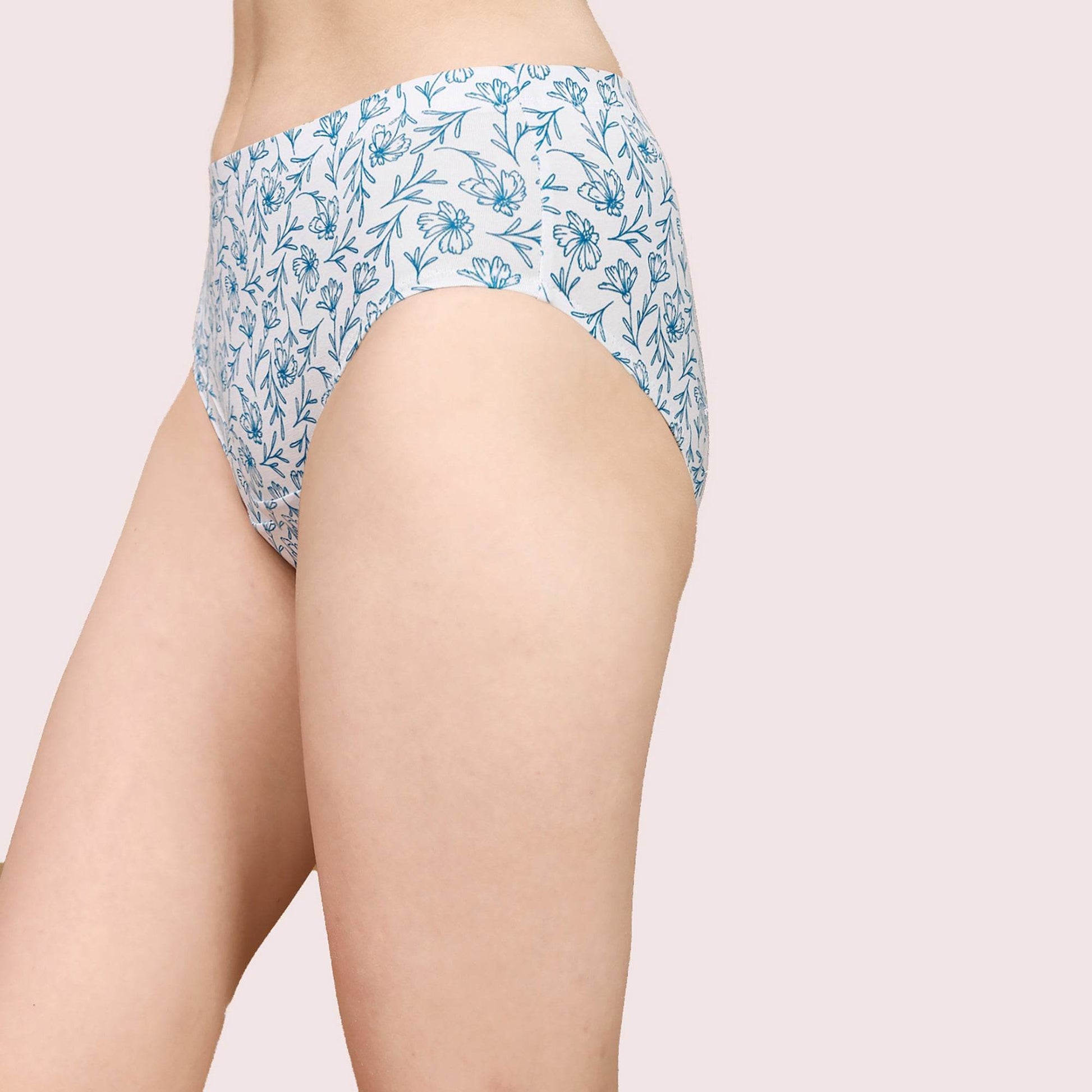 Luxurious High Waist Full Coverage Cotton Briefs - Pack of 3 - Ultimate Comfort & Style