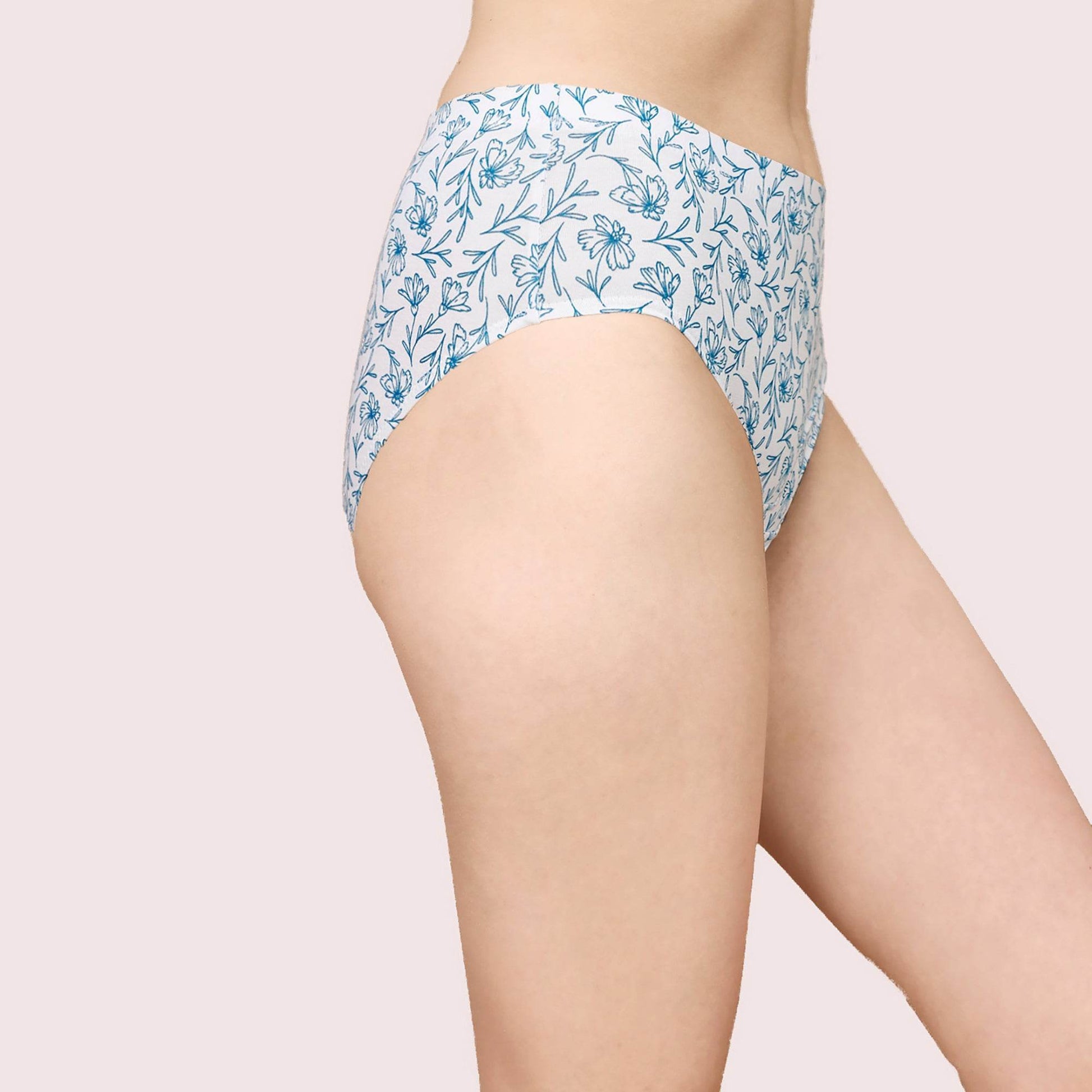 Luxurious High Waist Full Coverage Cotton Briefs - Pack of 3 - Ultimate Comfort & Style