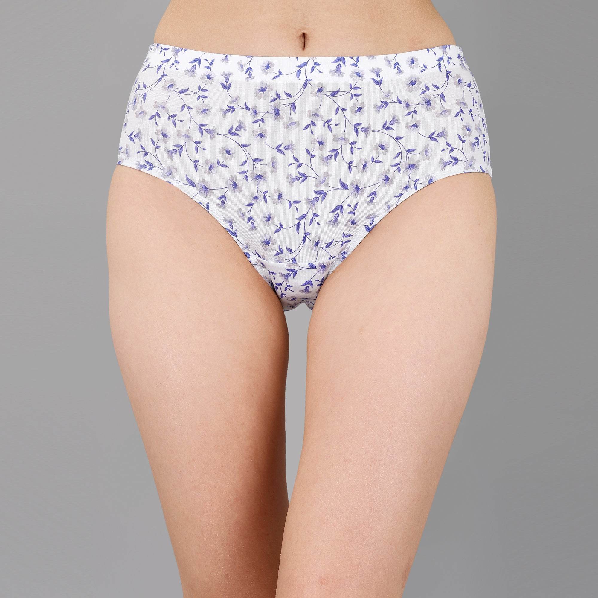 Luxurious High Waist Full Coverage Cotton Briefs - Pack of 3 - Ultimate Comfort & Style