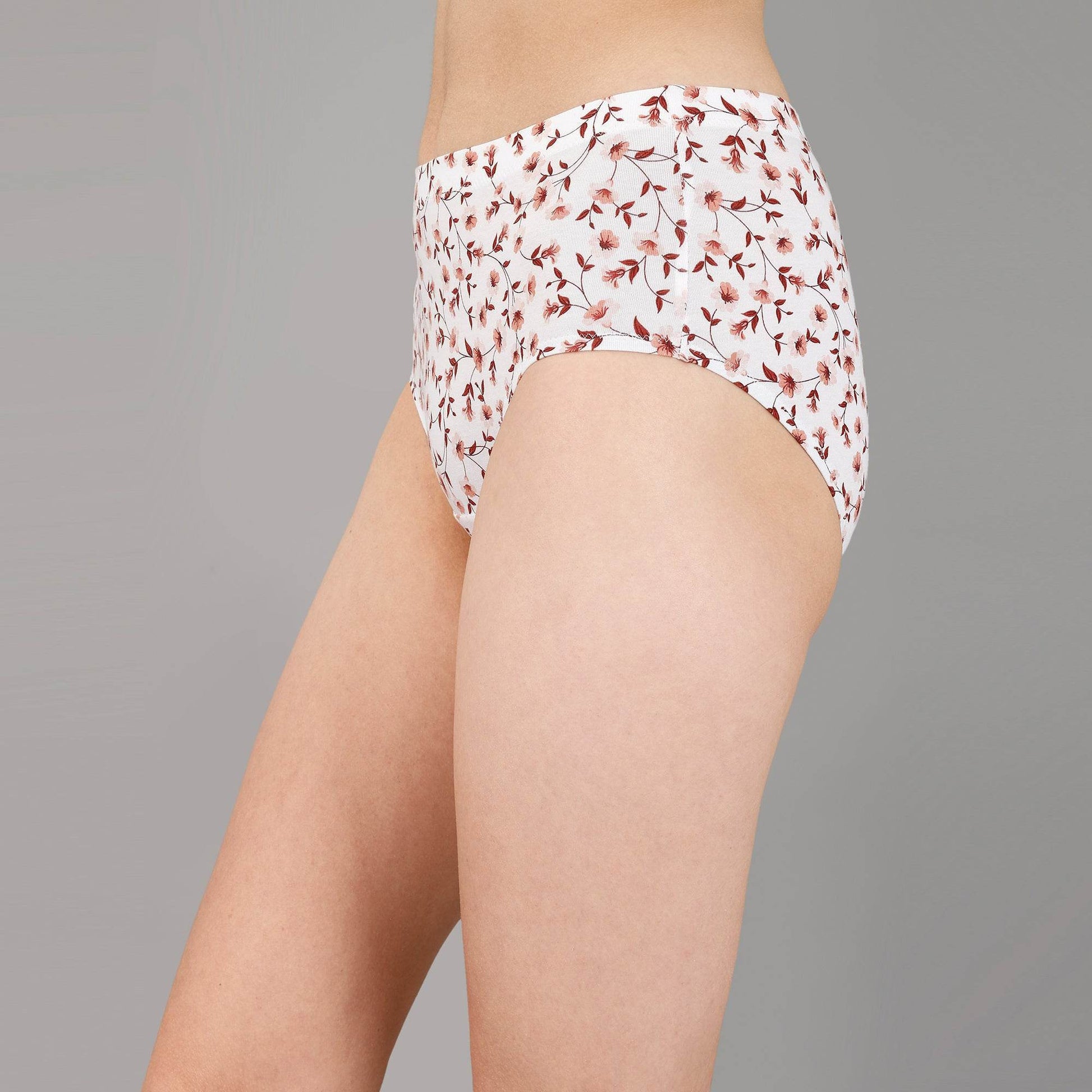 Luxurious High Waist Full Coverage Cotton Briefs - Pack of 3 - Ultimate Comfort & Style