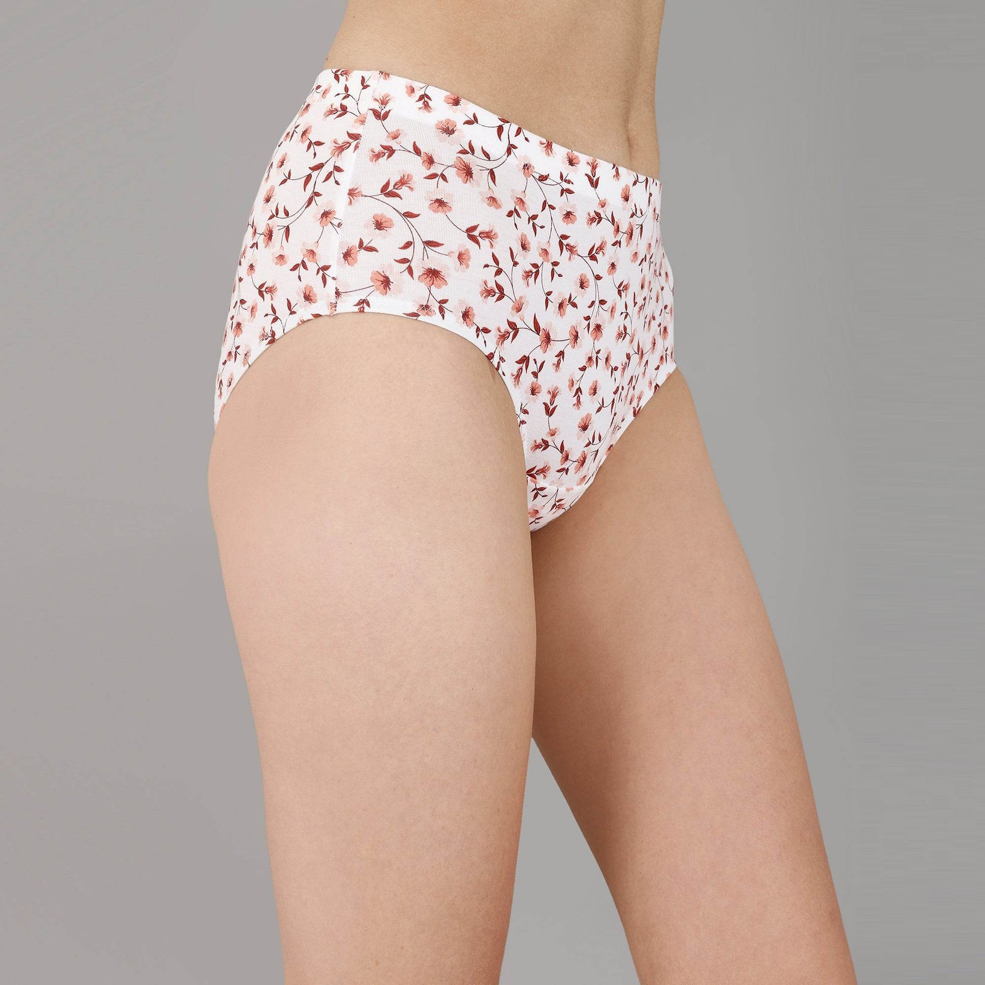 Luxurious High Waist Full Coverage Cotton Briefs - Pack of 3 - Ultimate Comfort & Style