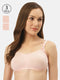 Inner Sense Pack Of 3 Solid Antimicrobial Soft Nursing Bra with Removable Pads