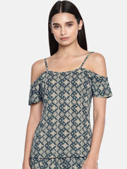 Inner Sense Women Organic Cotton Antimicrobial Sleep PJ Top