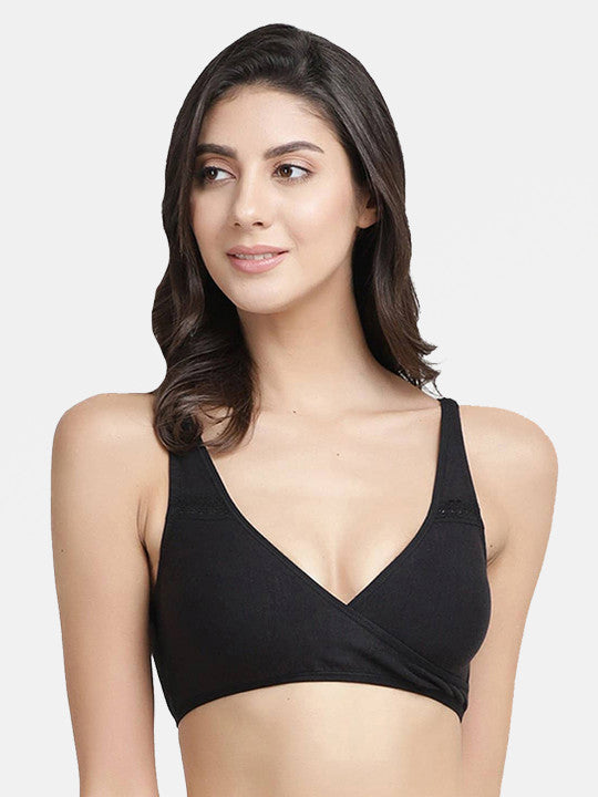 Inner Sense Pack Of 2 Organic Cotton Antimicrobial Sleeping/Feeding Bra IMB007E_7G