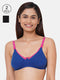 Inner Sense Pack Of 2 Organic Cotton Antimicrobial Nursing & Maternity Bras IMB003A_3C