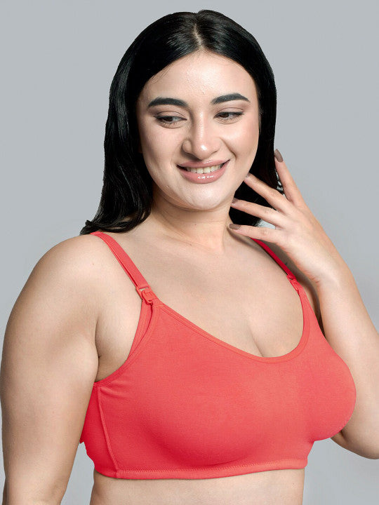 Inner Sense Full Coverage Non Padded Anti Odour Maternity Bra With Anti Microbial