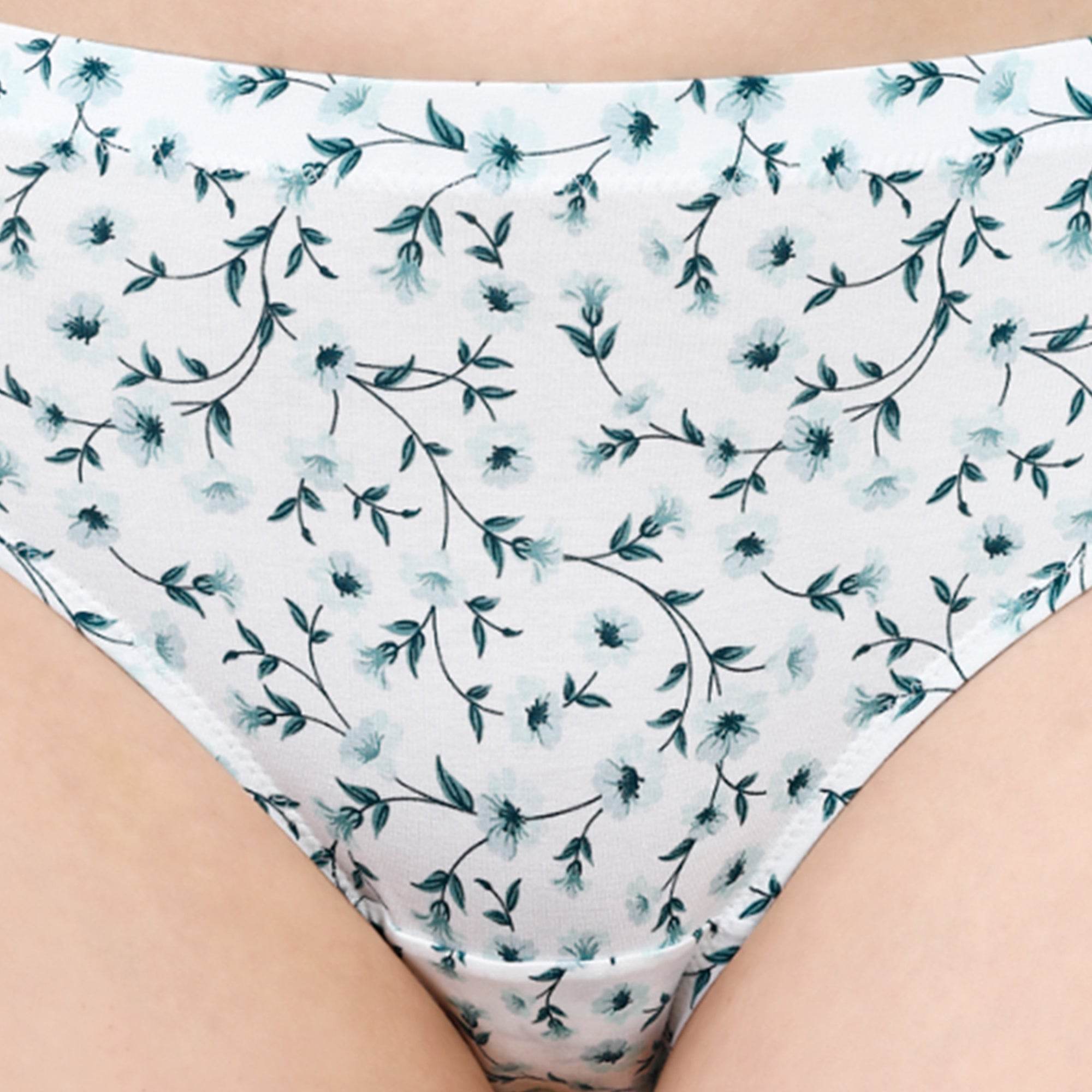 Comfortable & Stylish High-Rise Printed Cotton Hipster Panties (Pack of 3) - Full Coverage & Soft Waistband