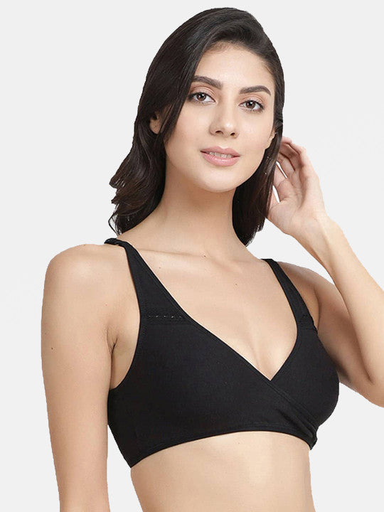 Pack Of 3 Organic Cotton Antimicrobial Padded Maternity Bra IMBC007G_7G_7E