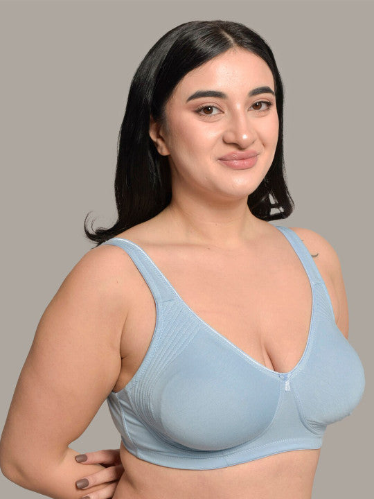 Plus Size Non Padded Anti Odour Anti Microbial Everyday Bra
