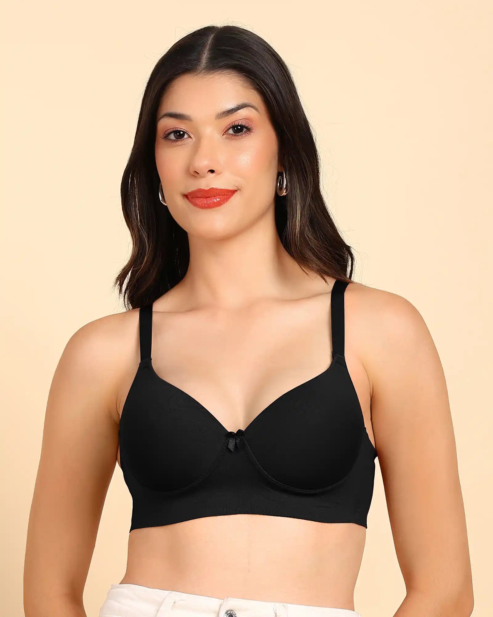 Tweens Invisi-Fit Cotton Bonded Seamless Push-Up Bra (TW-SB-93510)