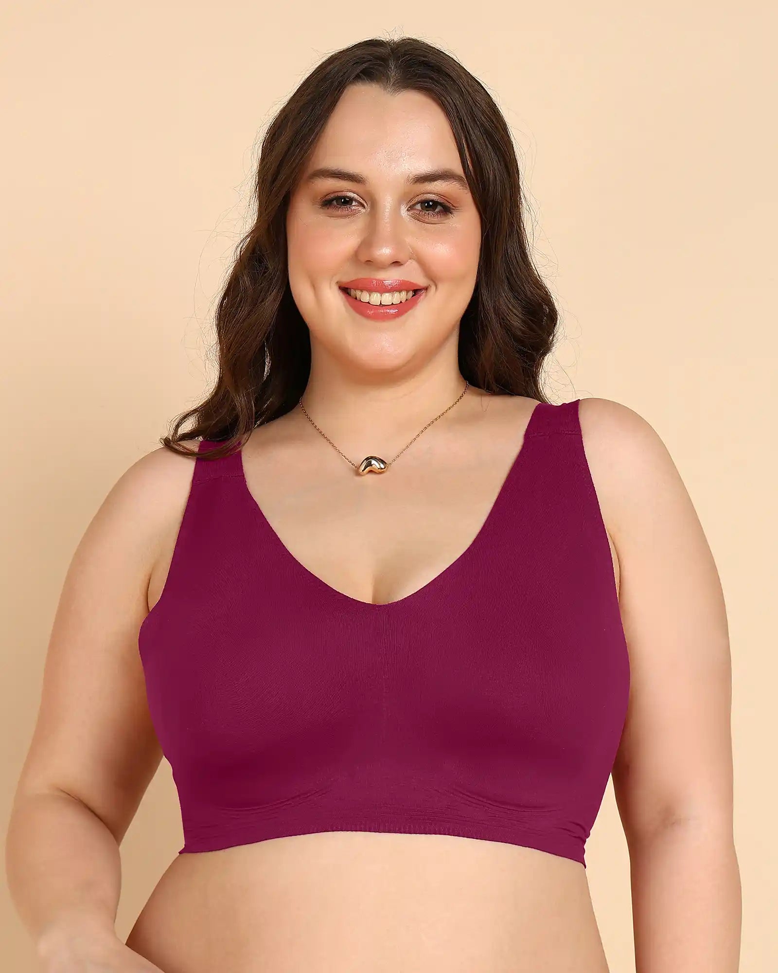 Tweens Invisi-Fit Cotton Fabric Plus-Size Non-Padded Bra (TW-SB-915)