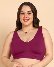 Tweens Invisi-Fit Cotton Fabric Plus-Size Lightly Padded Bra(TW-SB-918)