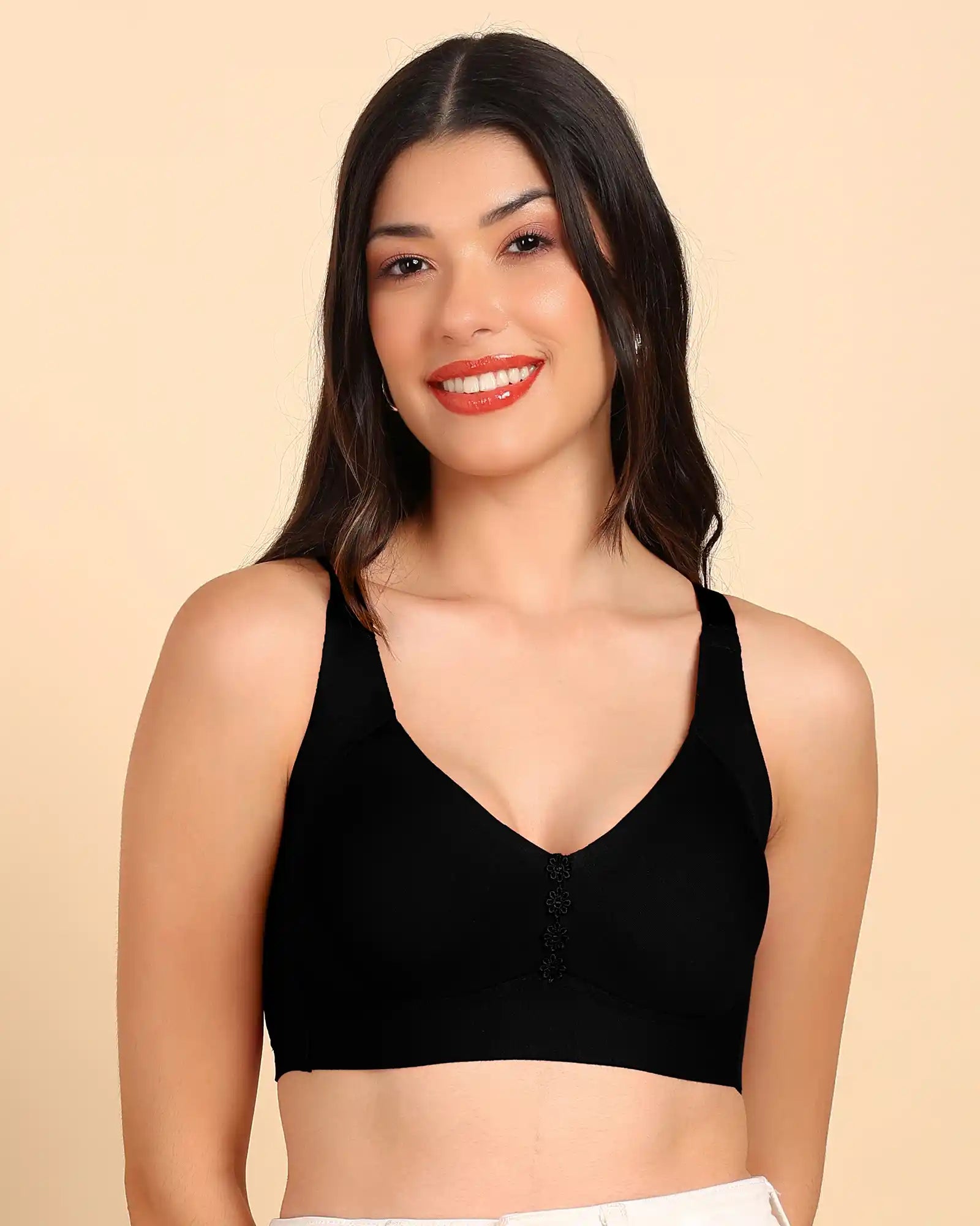 Tweens Invisi-Fit M-Frame Non-Padded Cotton Bonded Seamless Minimiser (TW-SB-9303)