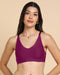 Tweens Non-Padded Cotton Spandex Invisi-Fit Bra (WINE)