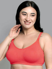 Inner Sense Full Coverage Non Padded Anti Odour Maternity Bra With Anti Microbial
