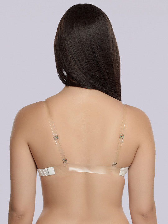 Inner Sense Black & White Set of 3 Solid T-shirt Bra ISB100-Black_Black_White