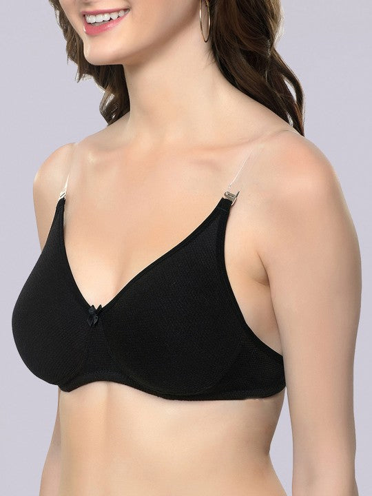 Inner Sense Women Black Bra
