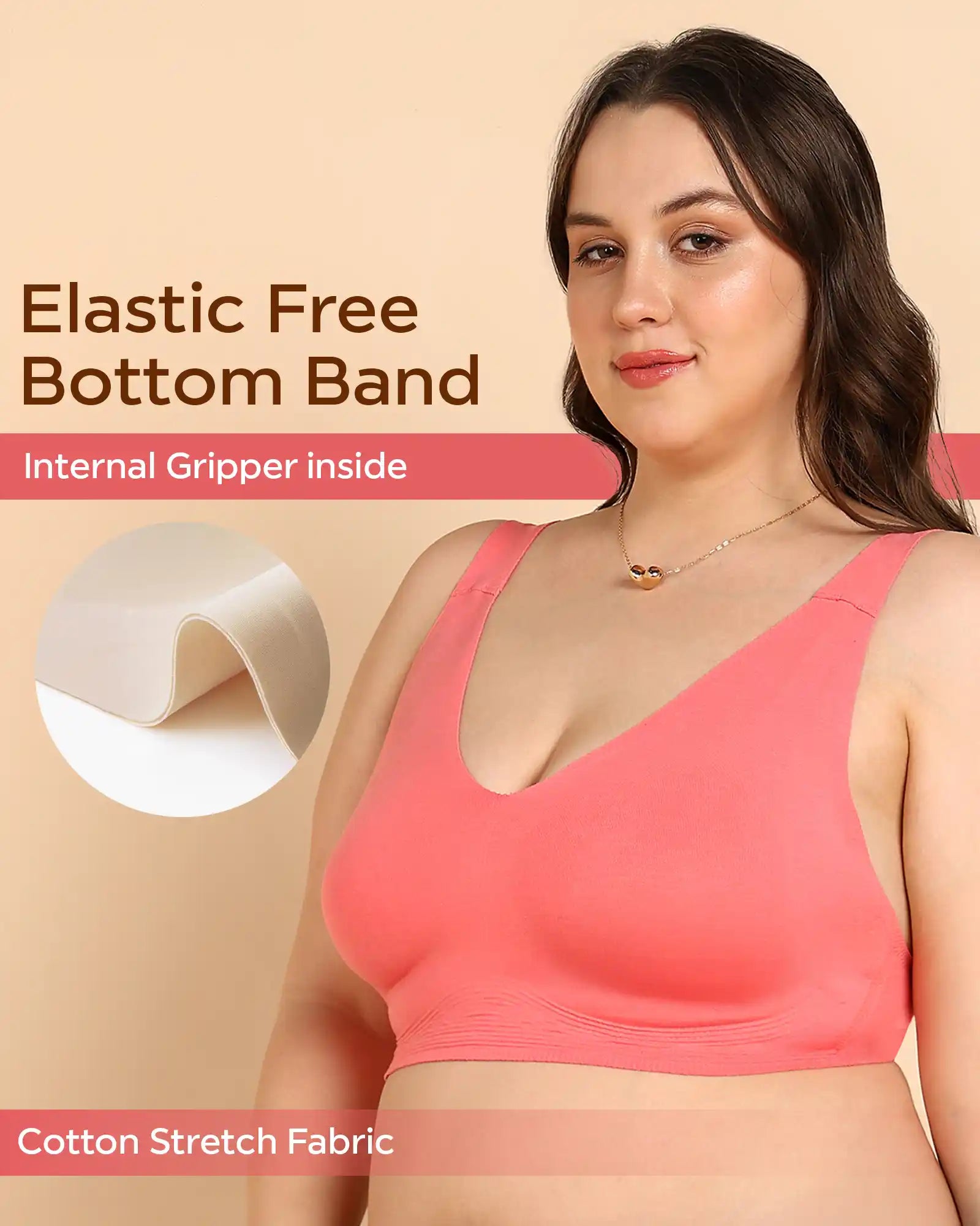 Tweens Invisi-Fit Cotton Fabric Non-Padded Bra (TW-935-1PC)