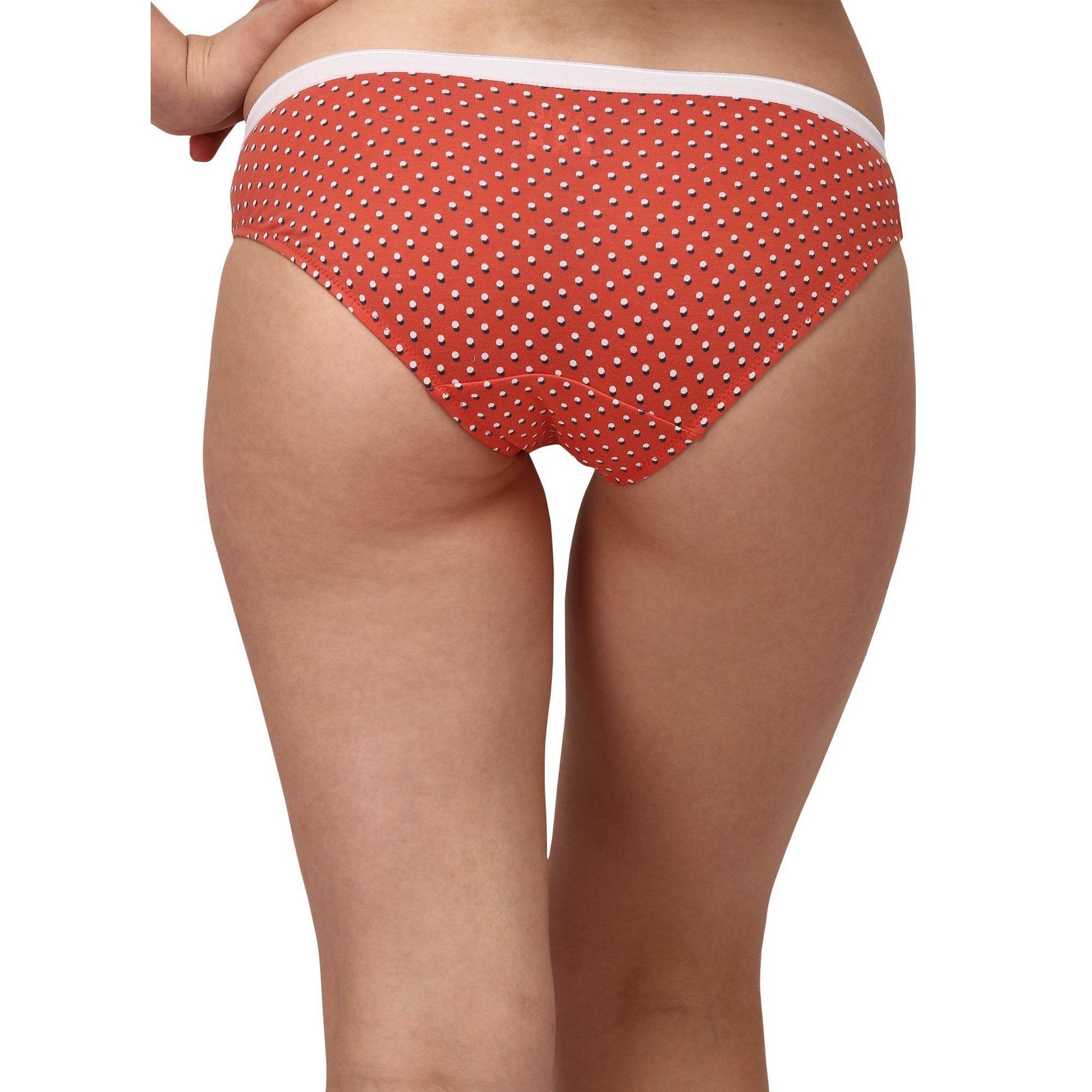 Comfortable Mid Rise Cotton Stretch Brief Panty 3-Pack - Everyday Essential