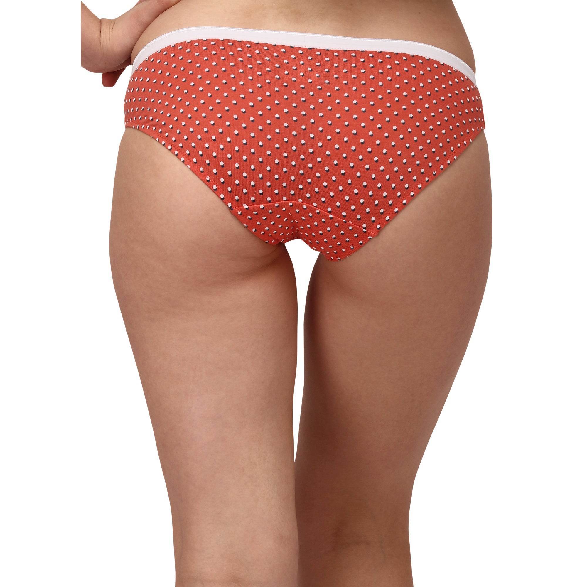 Comfortable Mid Rise Cotton Stretch Brief Panty 3-Pack - Everyday Essential