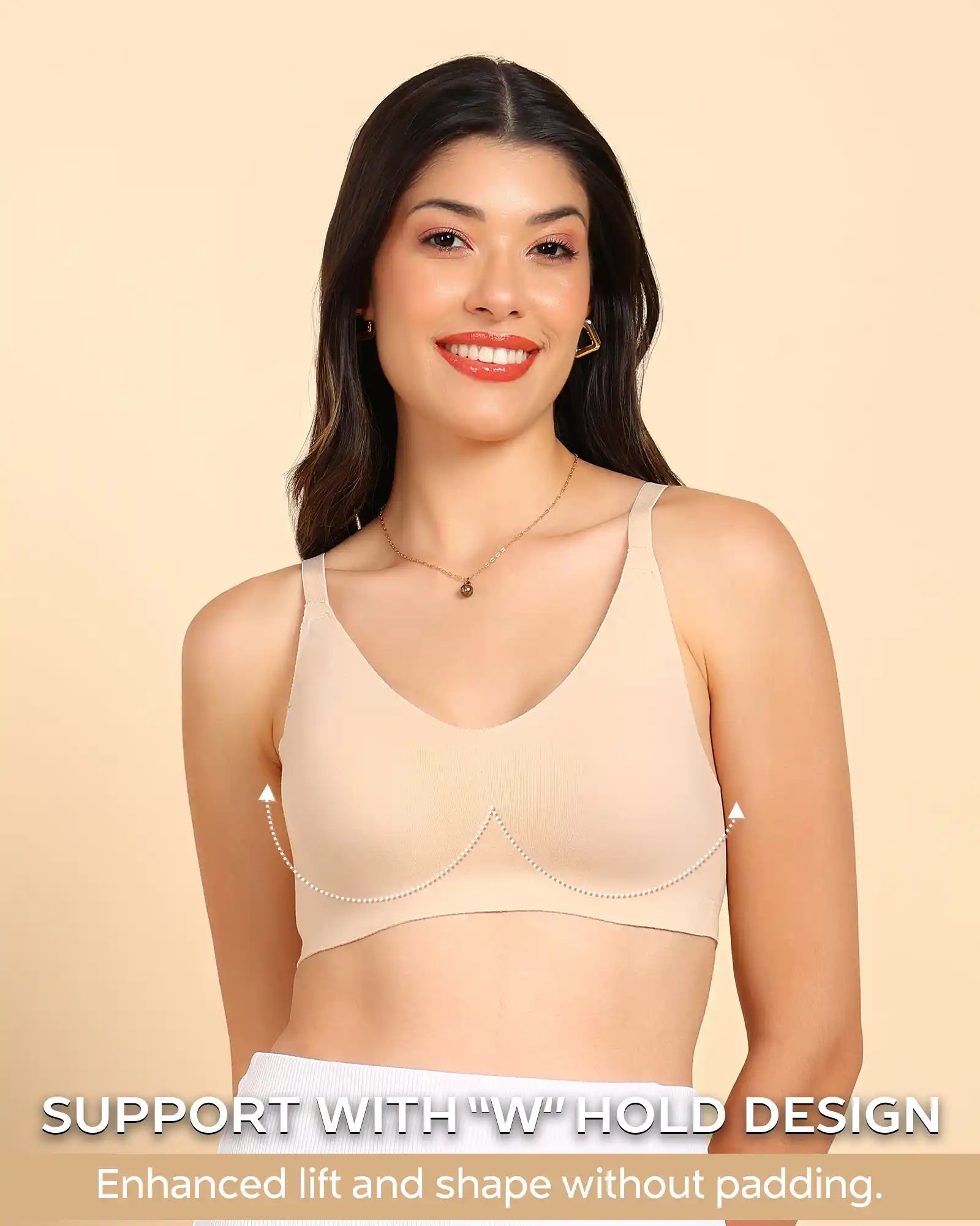Tweens Non-Padded Cotton Spandex Invisi-Fit Bra (SKIN)