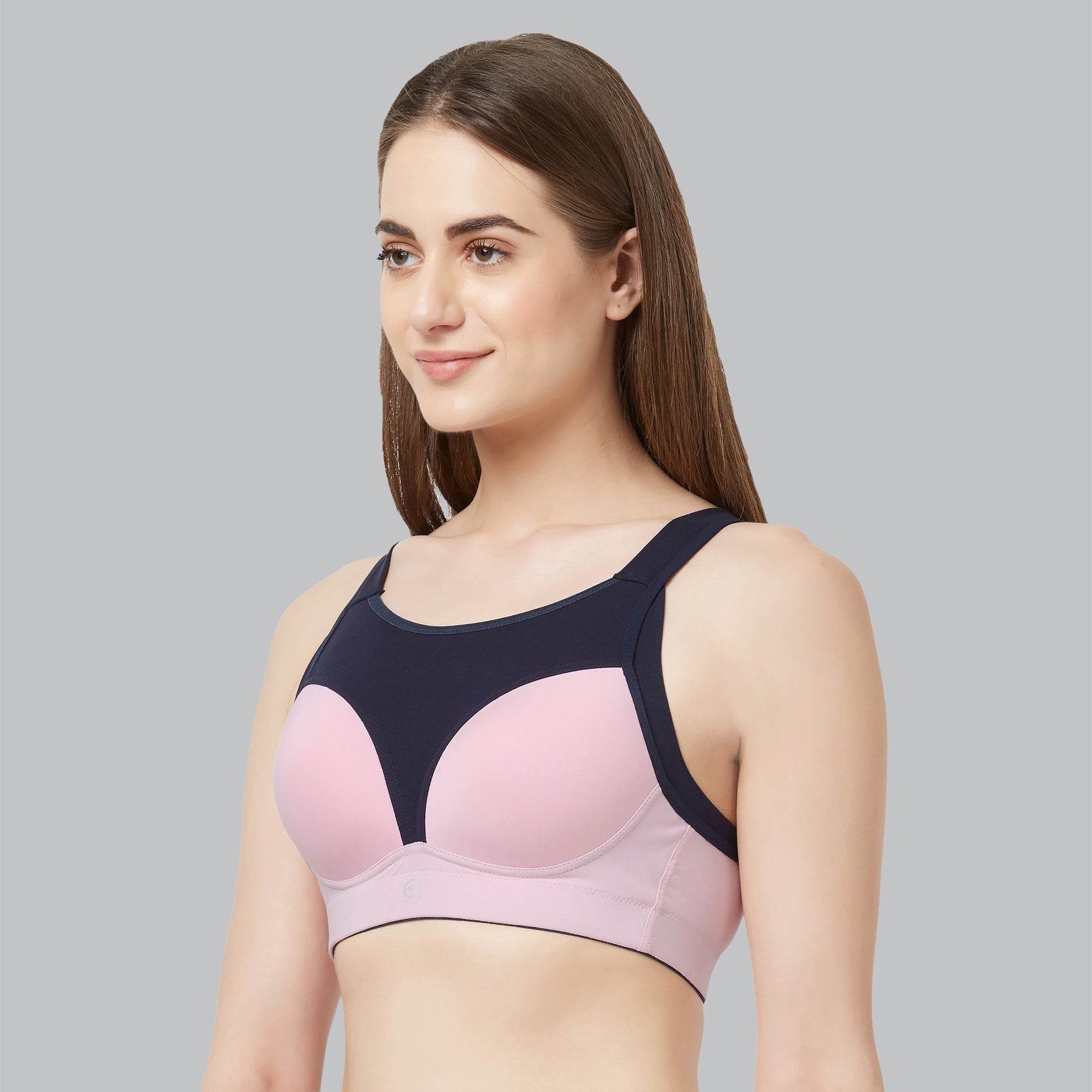 SOIE Extreme Coverage High Impact Non-Wired Sports Bra with Light Padding for Ultimate Support