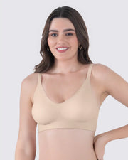 Invisi-Fit :- No Show Seamless Padded Bra (TW-SB-968)