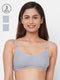 Inner Sense Grey Solid Non-Wired Non Padded Organic Cotton Maternity Bra IMB005D_5D_5D
