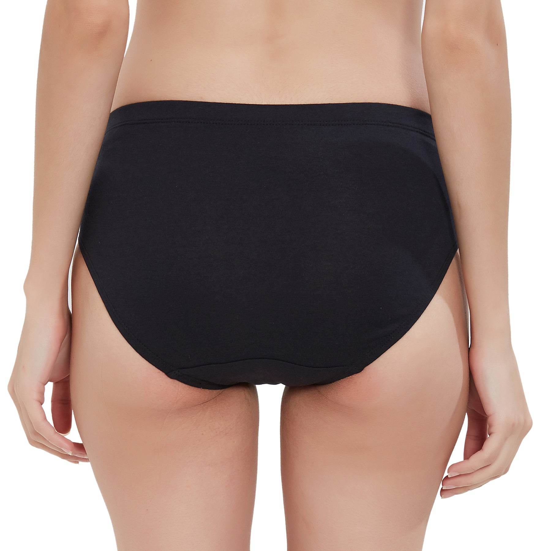 Comfortable High Rise Full Coverage Cotton Stretch Hipster Panty (Pack of 3) - Perfect Fit & Style