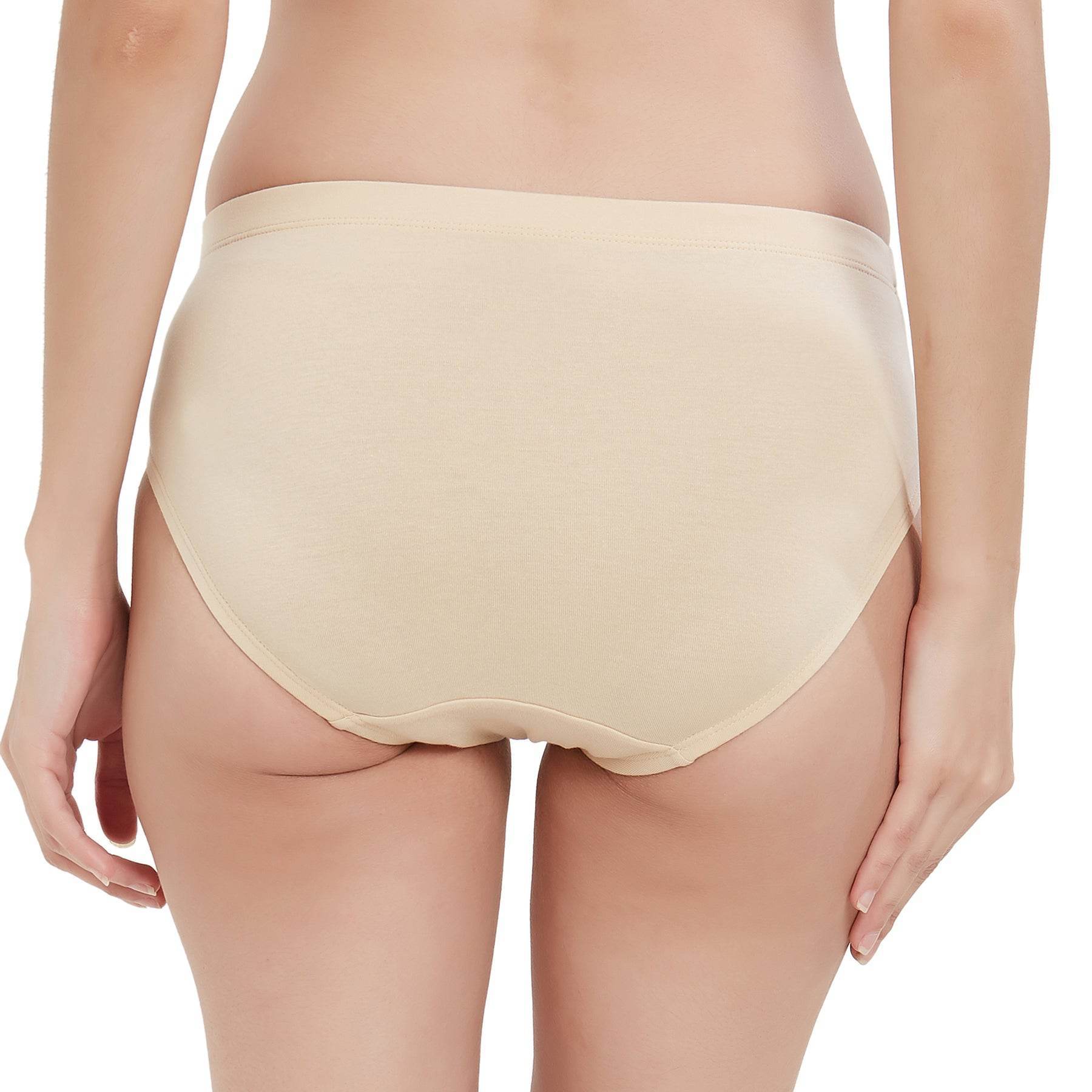 Comfortable High Rise Full Coverage Cotton Stretch Hipster Panty (Pack of 3) - Perfect Fit & Style