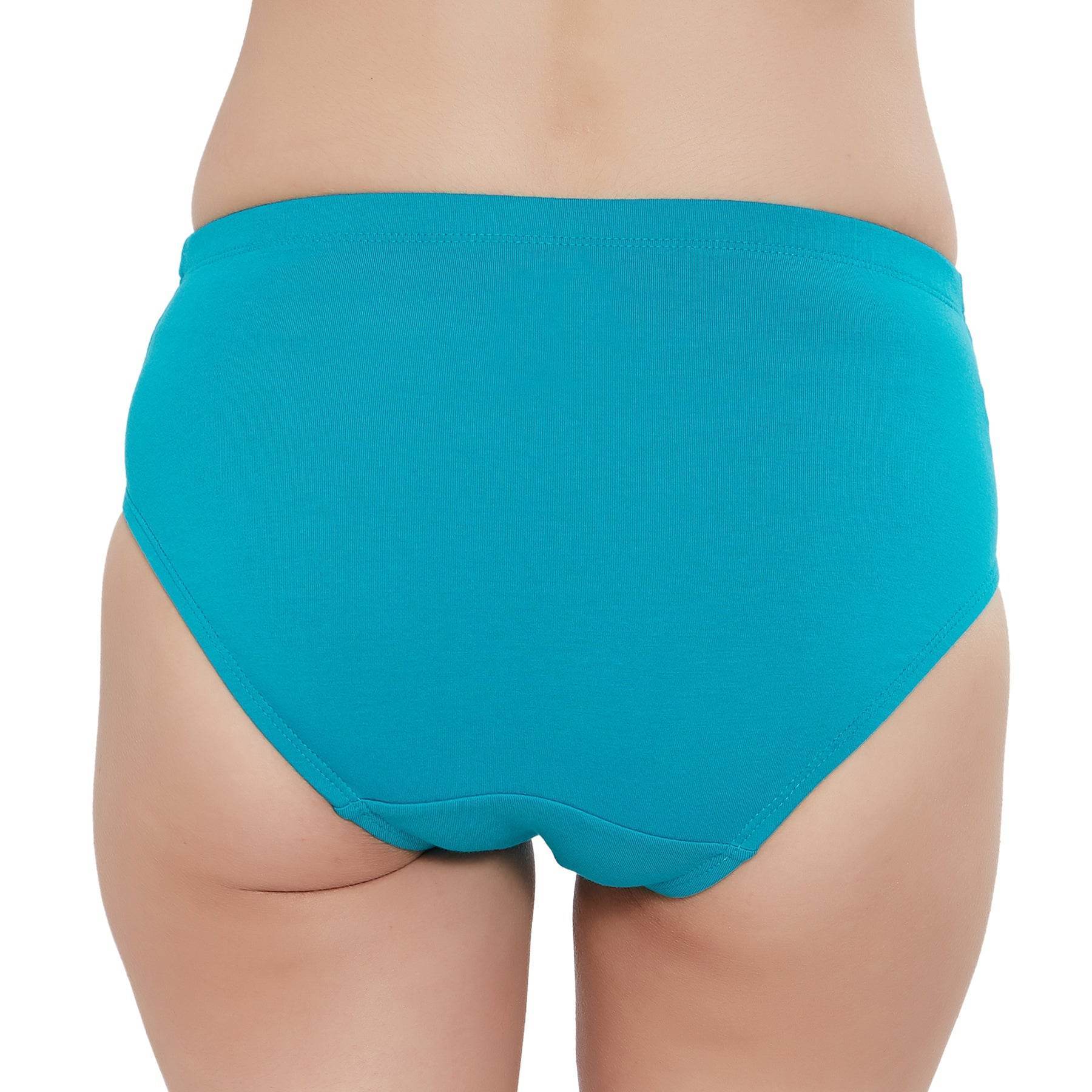 Comfortable High Rise Full Coverage Cotton Stretch Hipster Panty (Pack of 3) - Perfect Fit & Style