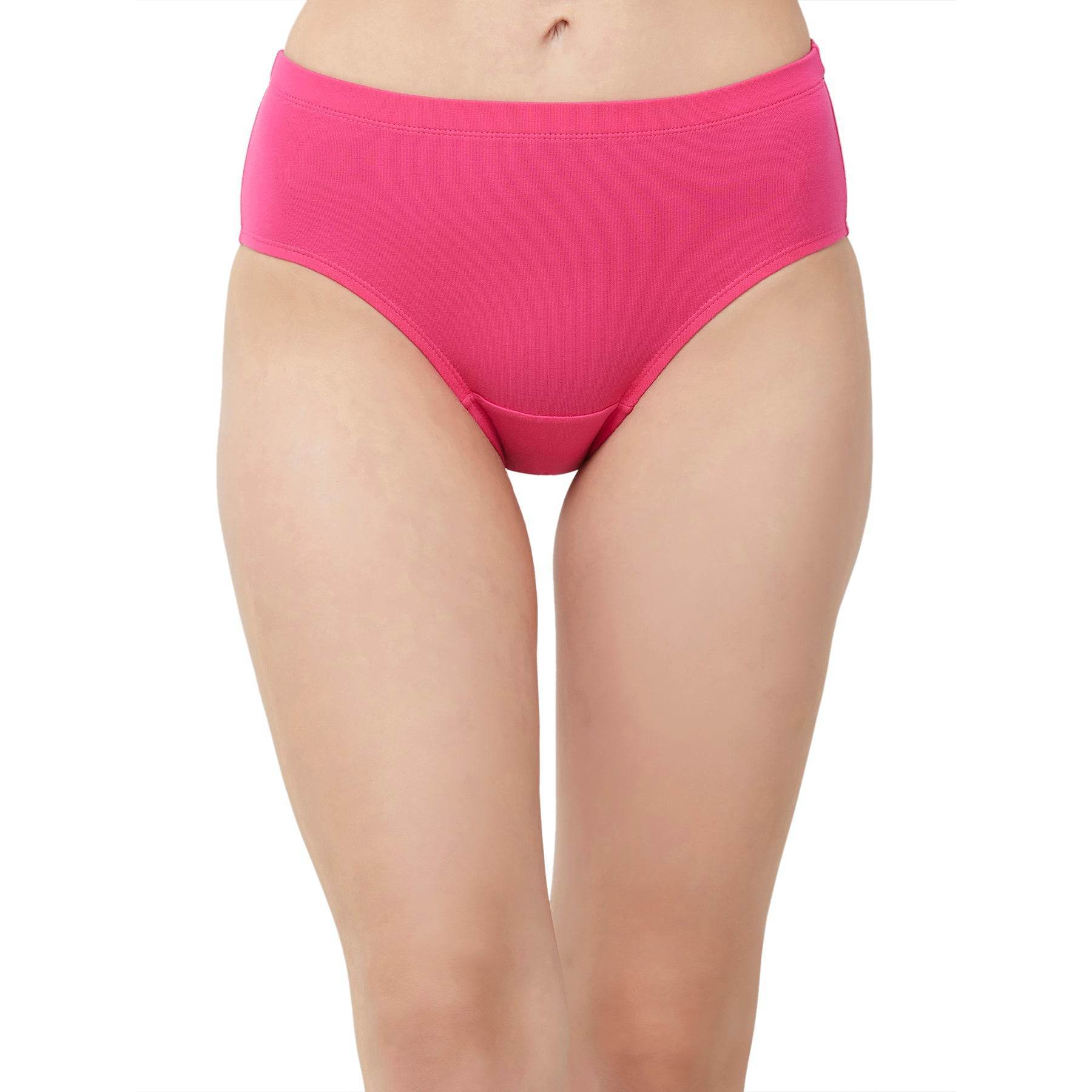 Comfortable High Rise Full Coverage Cotton Stretch Hipster Panty (Pack of 3) - Perfect Fit & Style