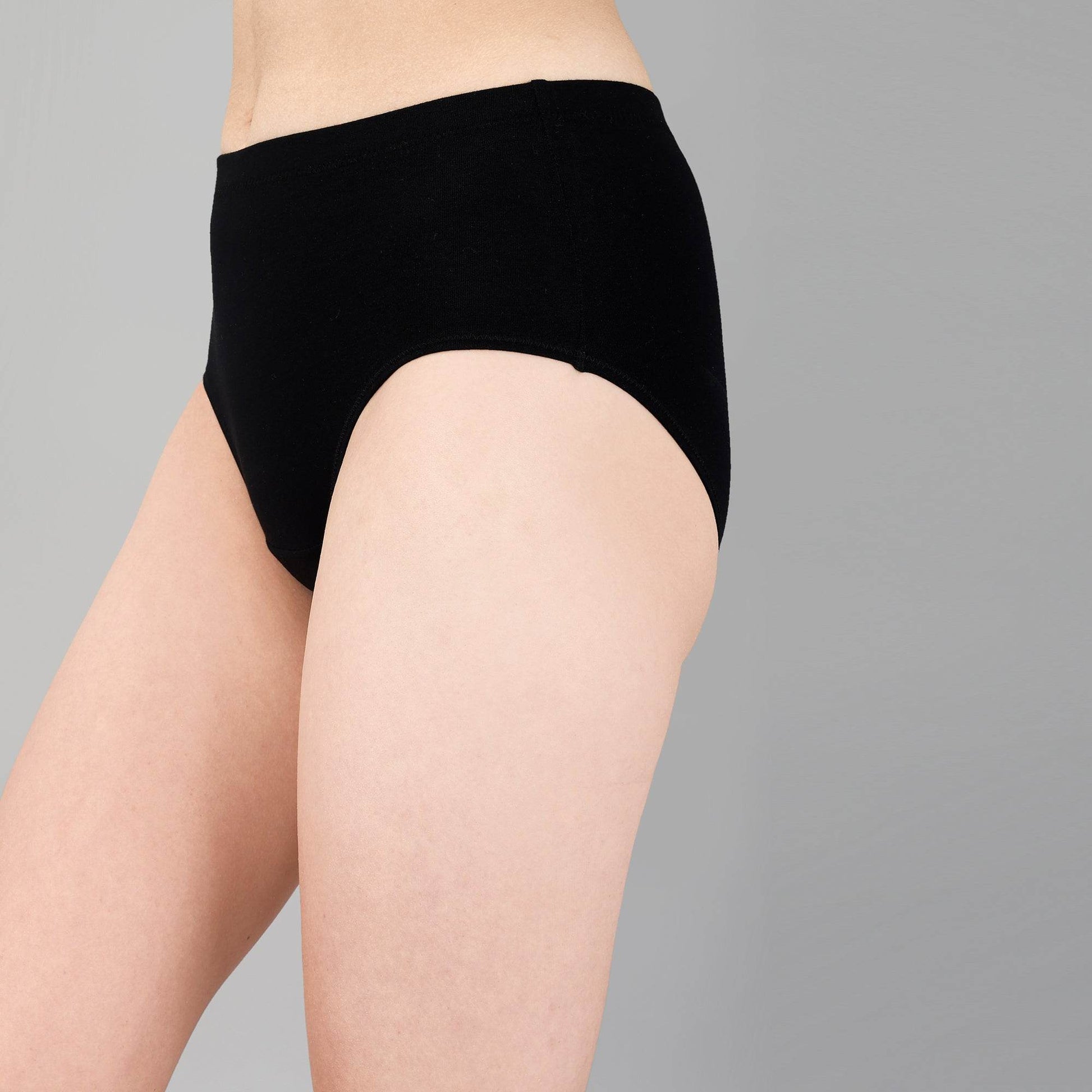 Luxurious High Waist Full Coverage Cotton Briefs - 3 Pack | Ultimate Comfort & Style